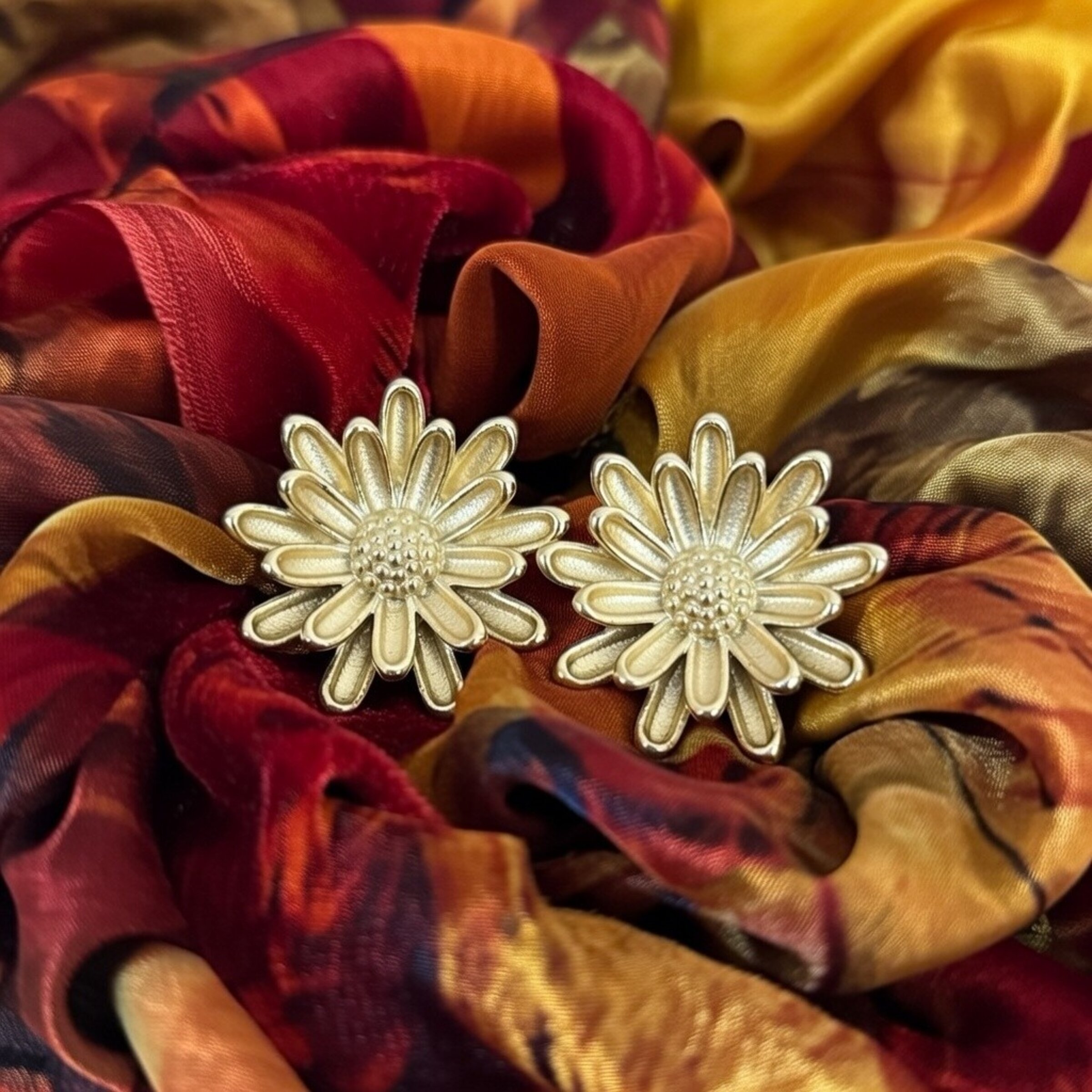 Pendientes de Acero Oro 18klt