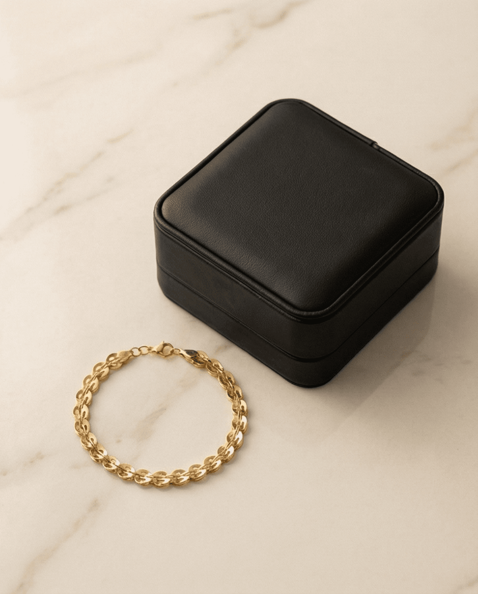 Pulsera Cadena Rope Dorada – Acero Quirúrgico Chapado en Oro 18Klt - 4