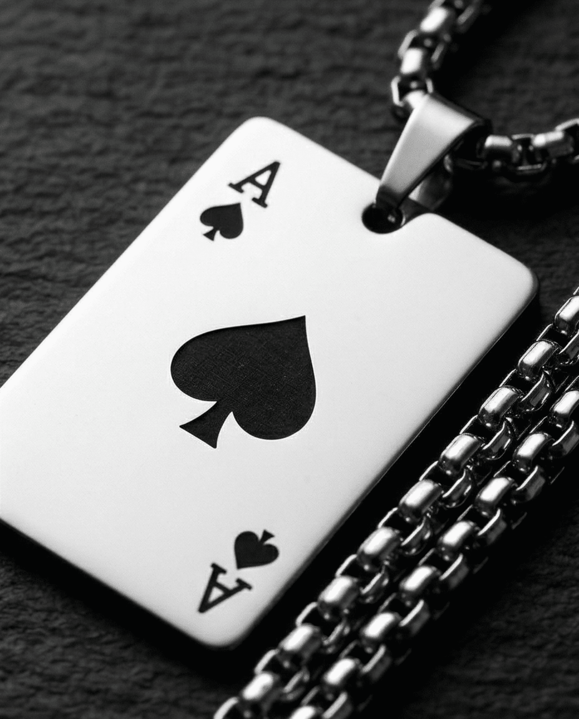 Ace of Spades Steel – Collar As de Picas - 2