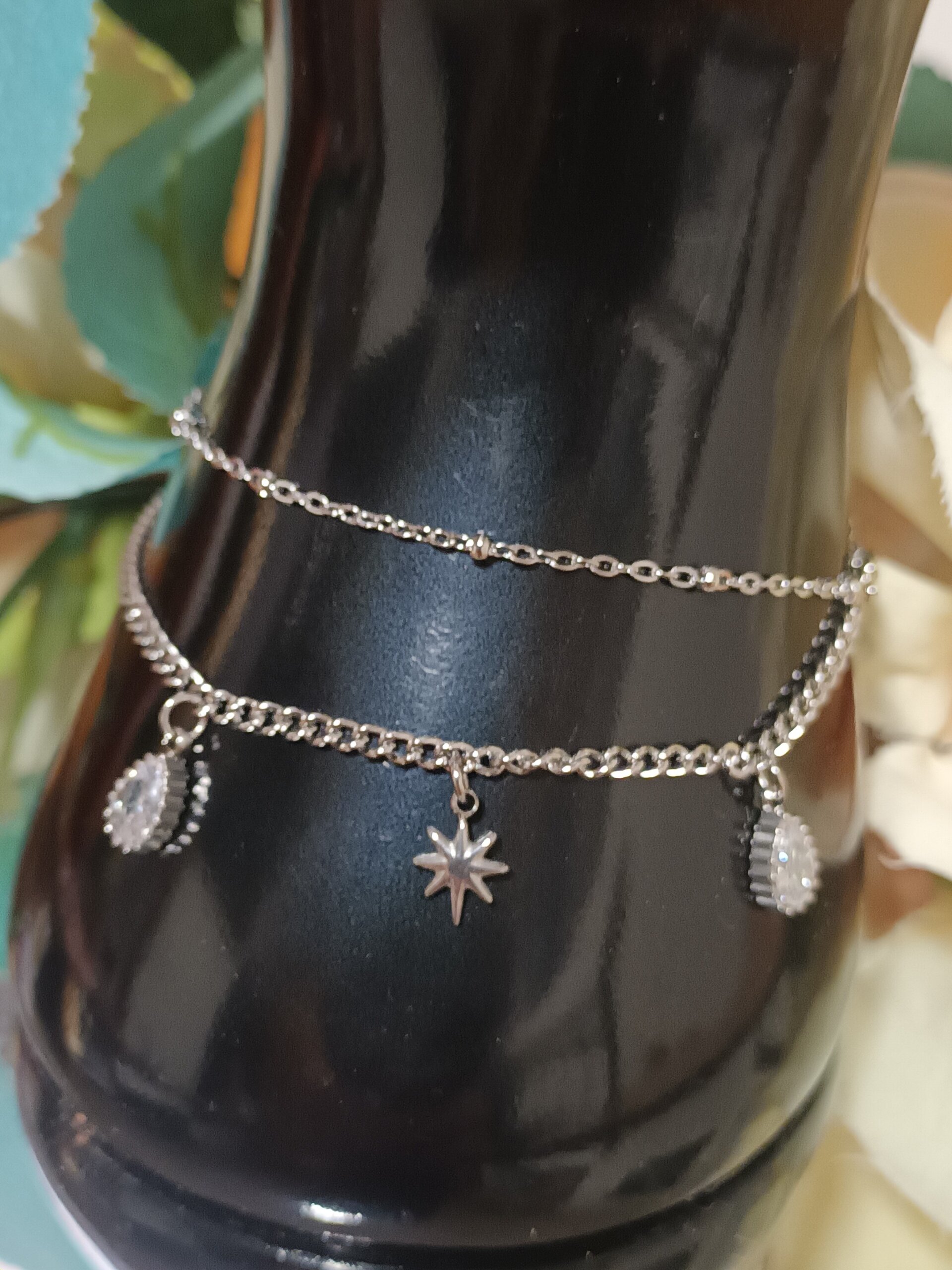 Pulsera Doble Luz Celeste - 2