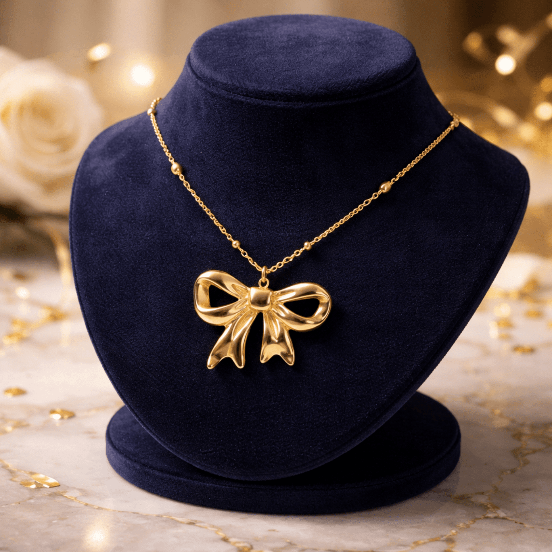 Gargantilla Lazo Dorado - 2