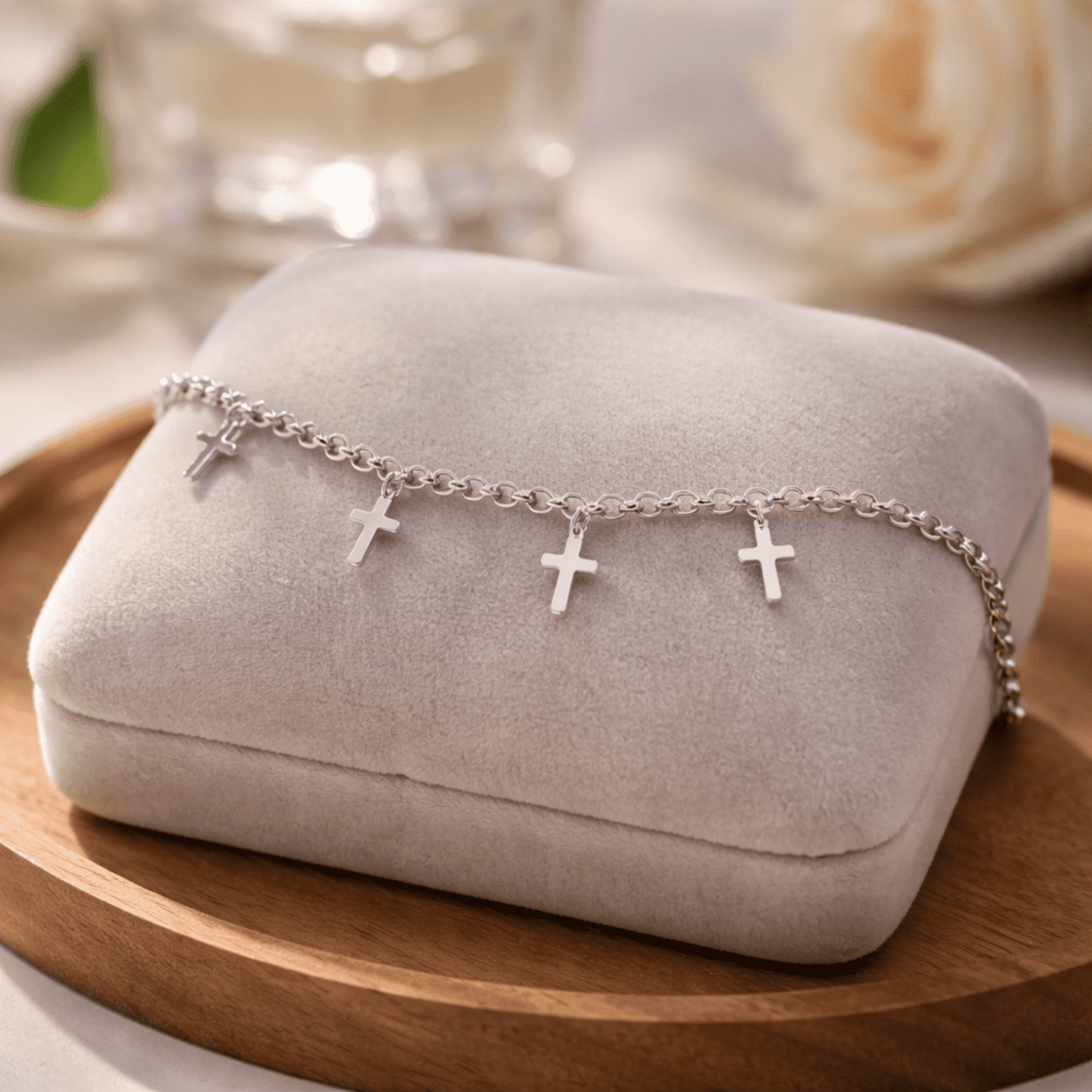 Pulsera Cruz – Acero 316L hipoalergénico - 3