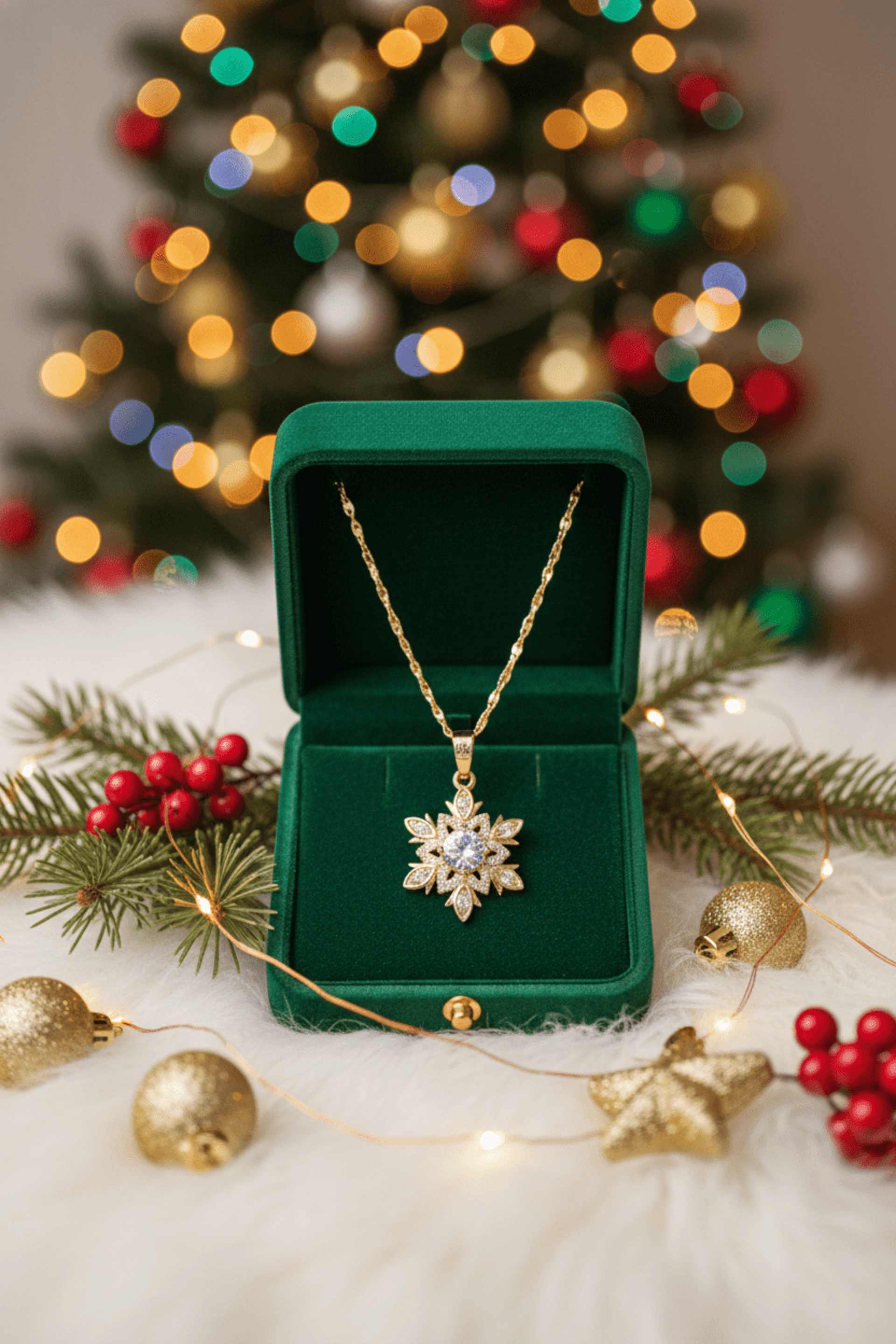 Collar Luminaria Celeste – Acero Quirúrgico - 1