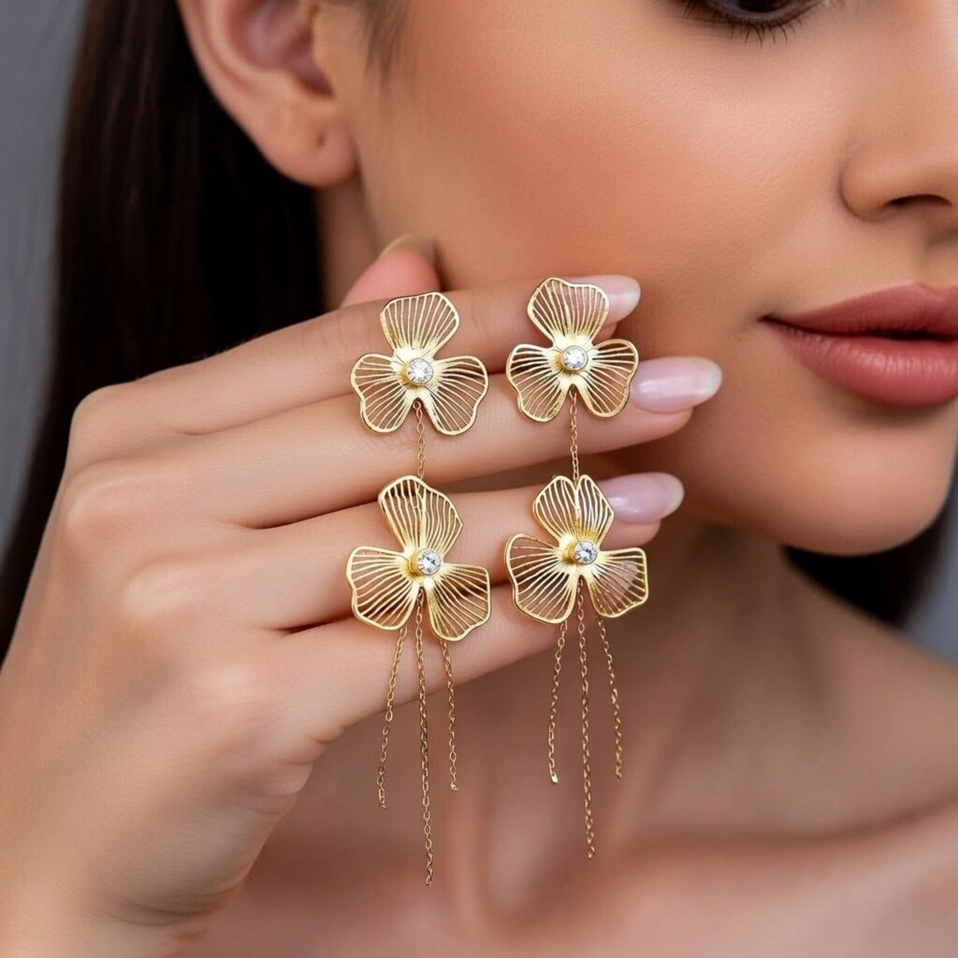 Pendientes Largos Lotto - 3