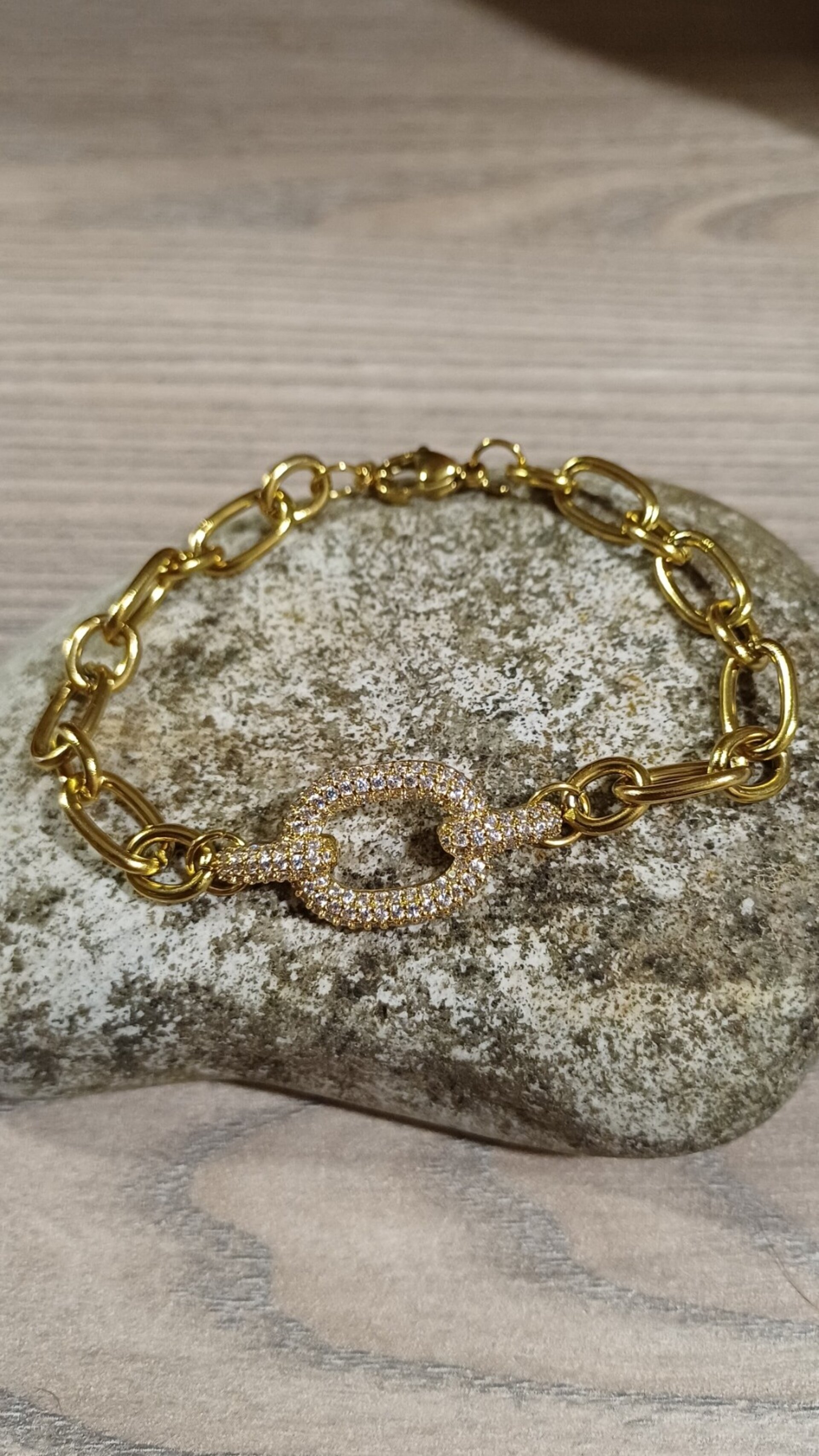 Pulsera Eslabón Brillante Leonor - 2
