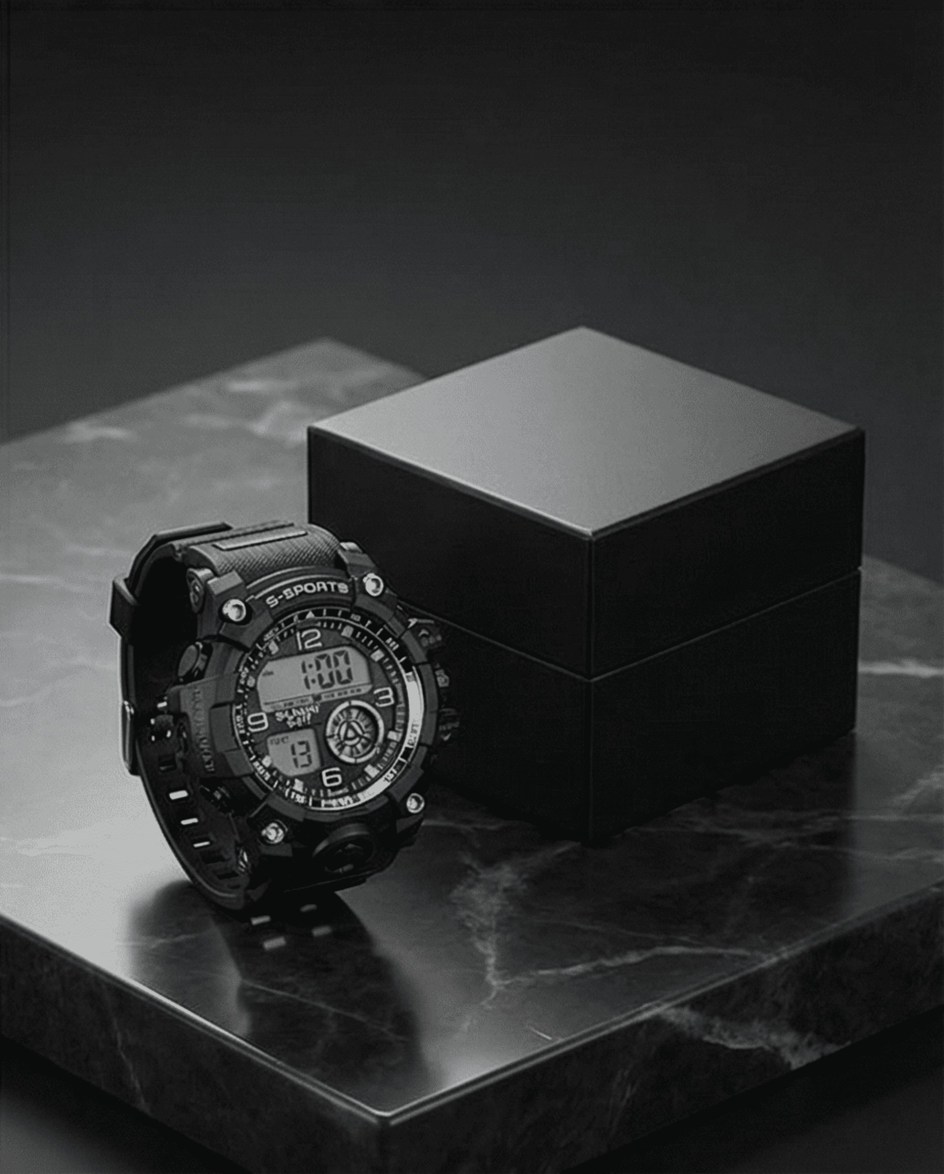 Reloj Digital Deportivo Militar Hombre S-SPORTS S-617 Negro - 4