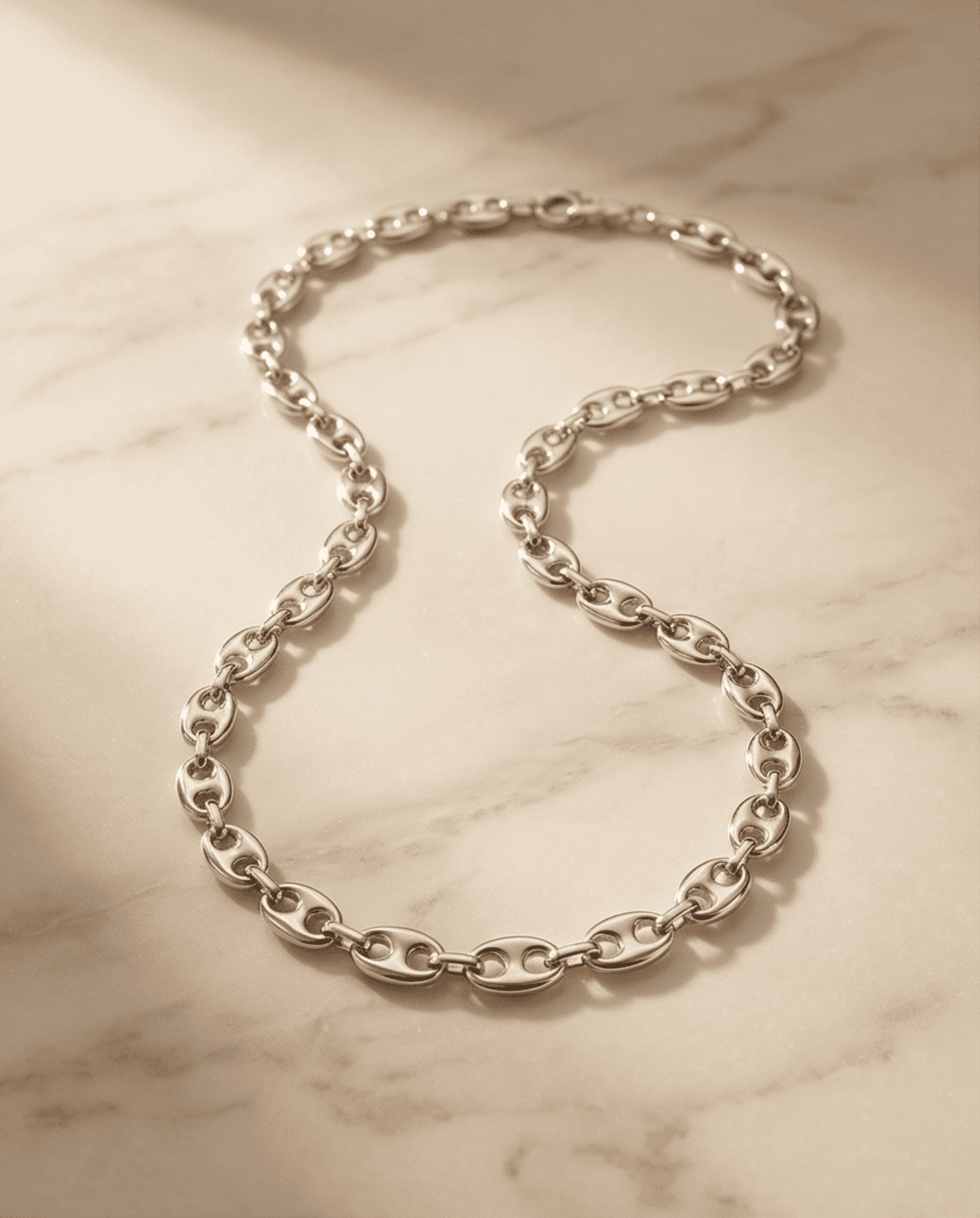 Collar Steel Silver Calabrote - acero quirúrgico - 1