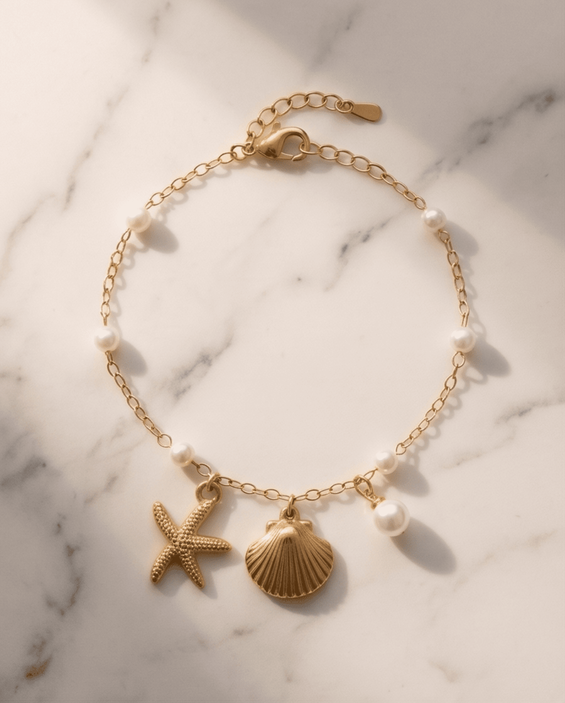 Pulsera Sea Pearl Charm – Elegancia marina en versión minimalista - 5