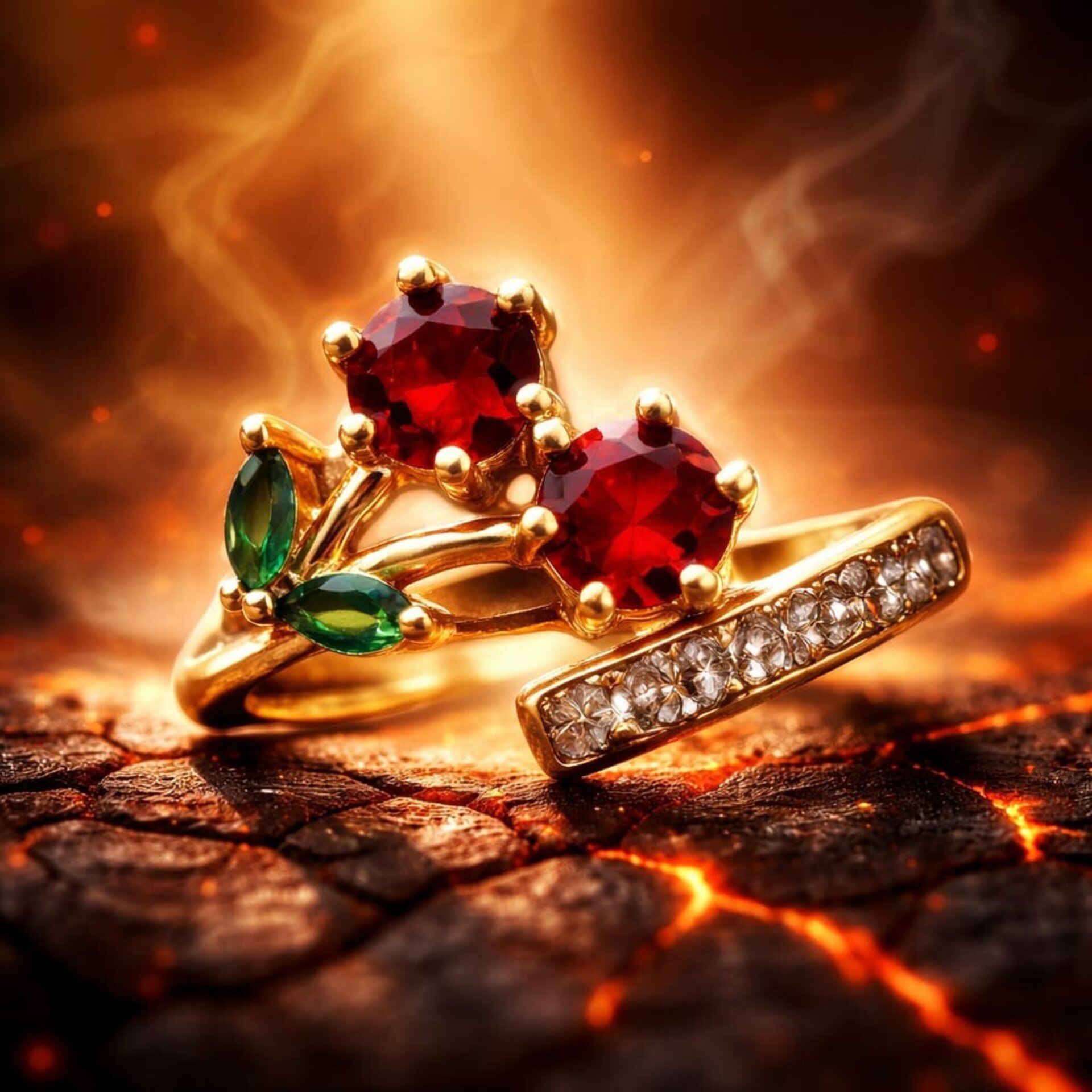 Anillo Ajustable Cherry Love - 2