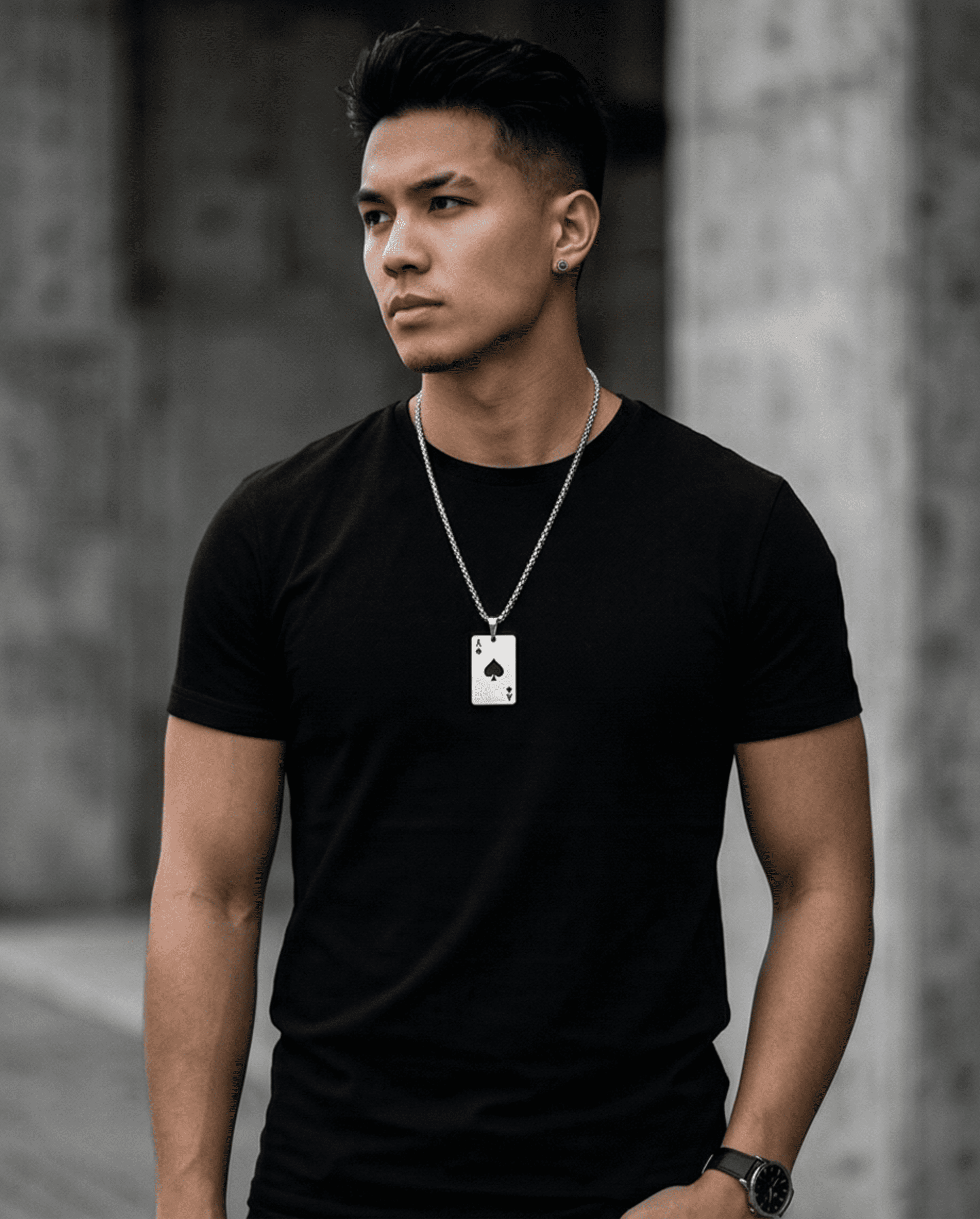 Ace of Spades Steel – Collar As de Picas - 3