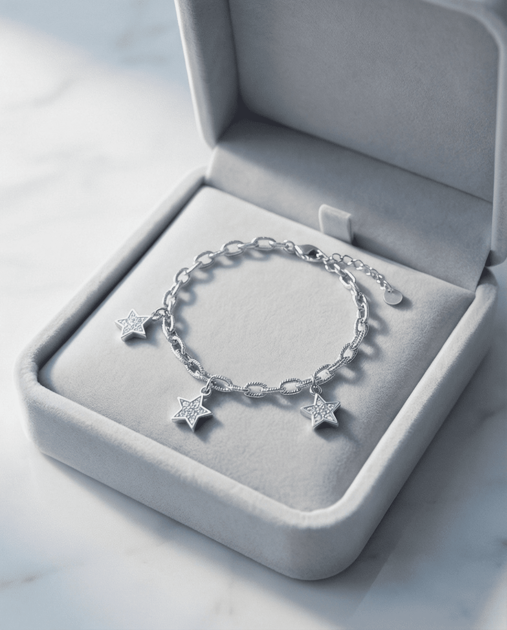 Pulsera Estrellas de Luz - Acero 316L - 3