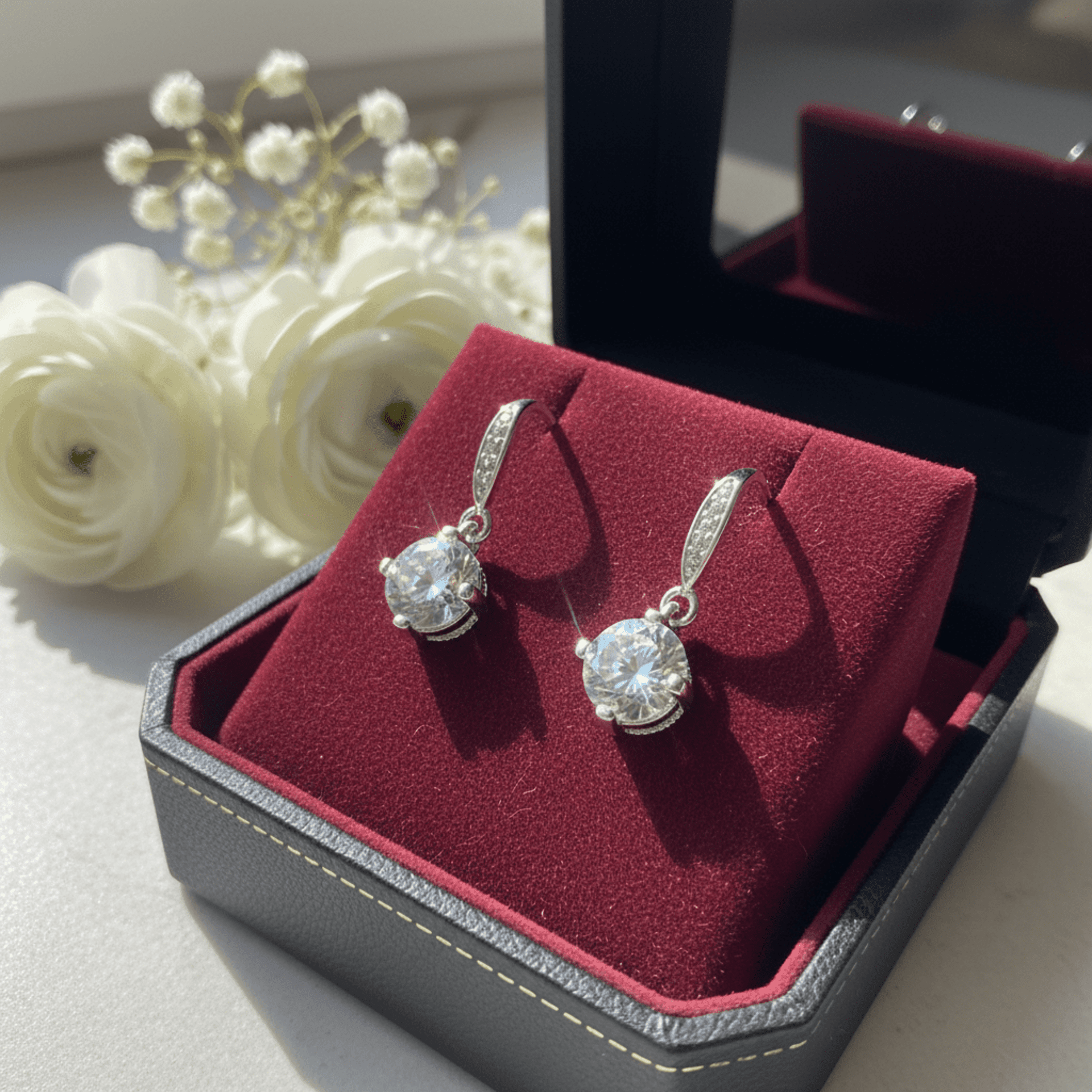 Pendientes de acero quirúrgico con circonita | Elegantes y brillantes - 7