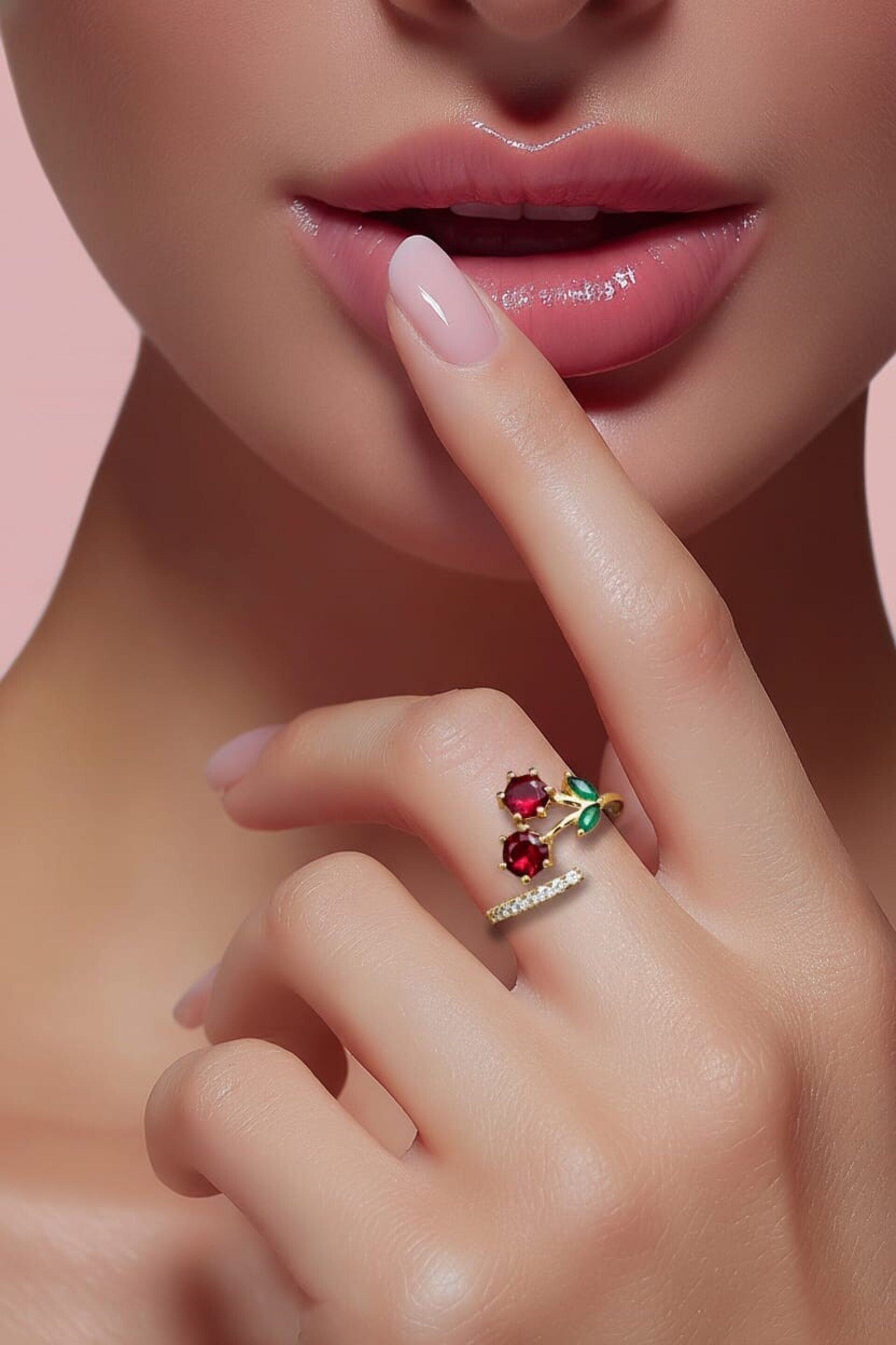 Anillo Ajustable Cherry Love - 3