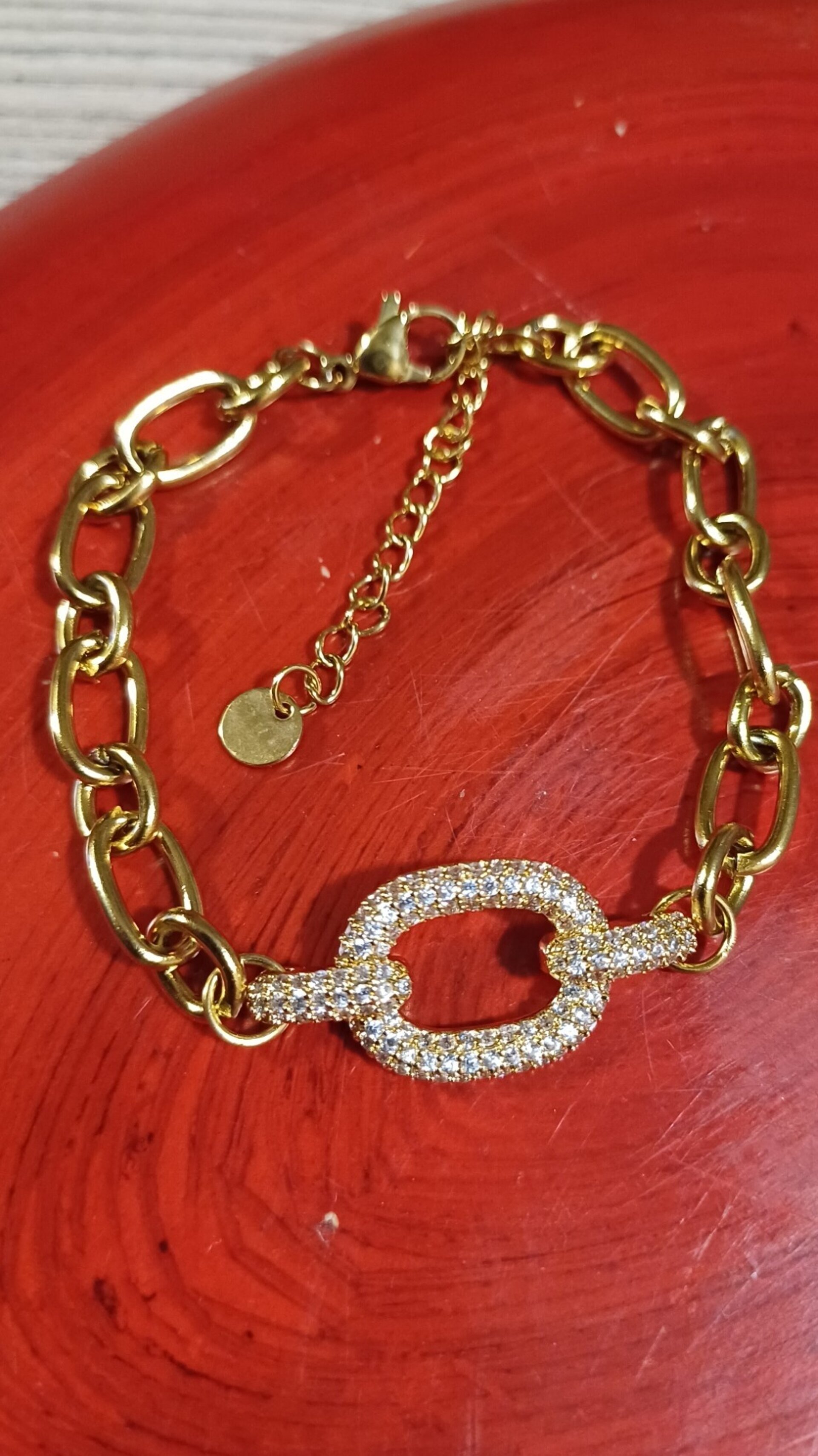 Pulsera Eslabón Brillante Leonor - 4