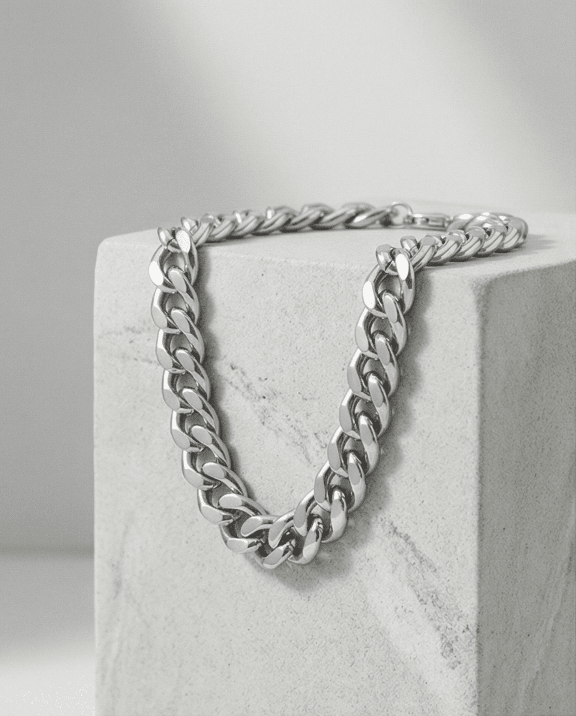 Pulsera Steel eslabón cubano - acero 316L - 4