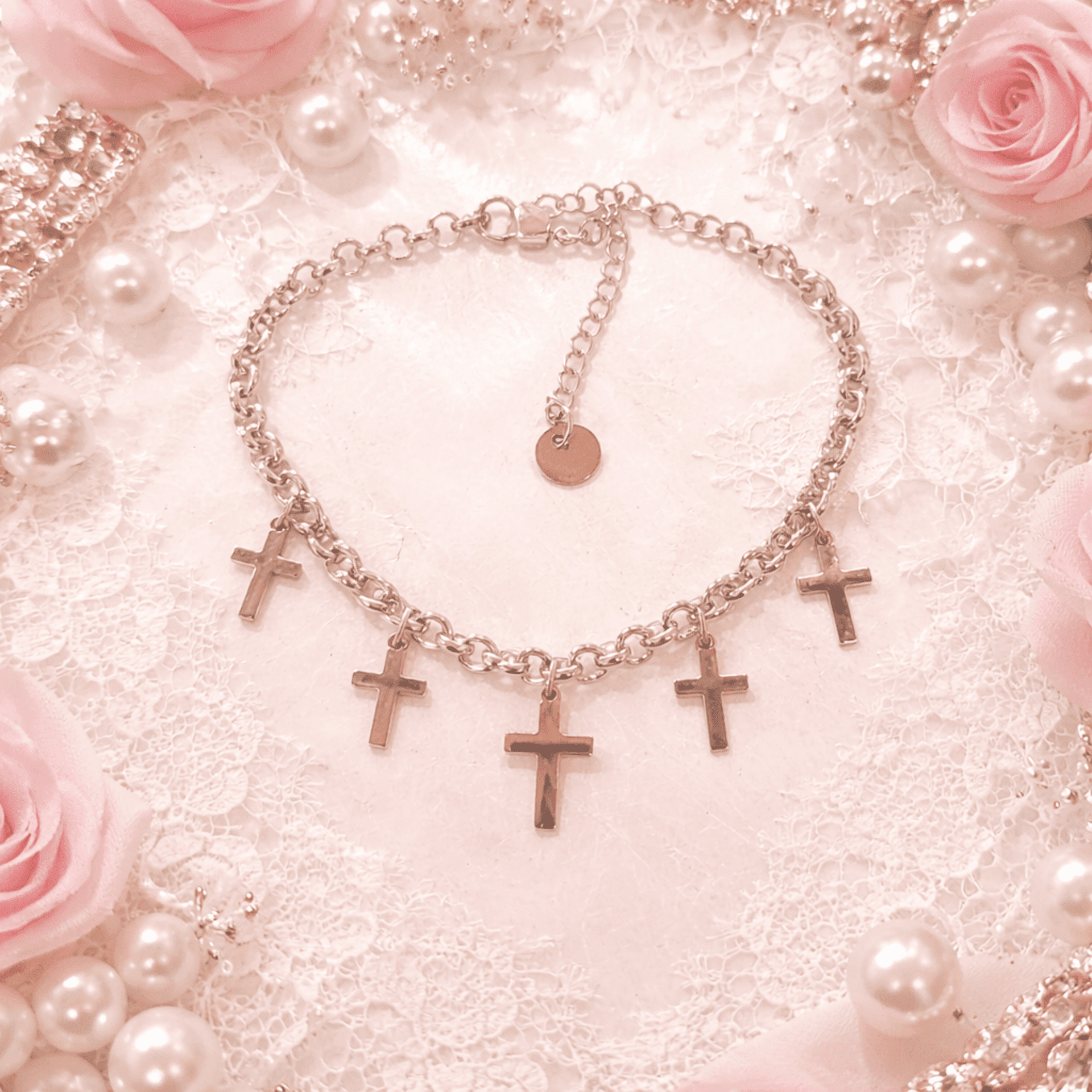 Pulsera Cruz – Acero 316L hipoalergénico - 2