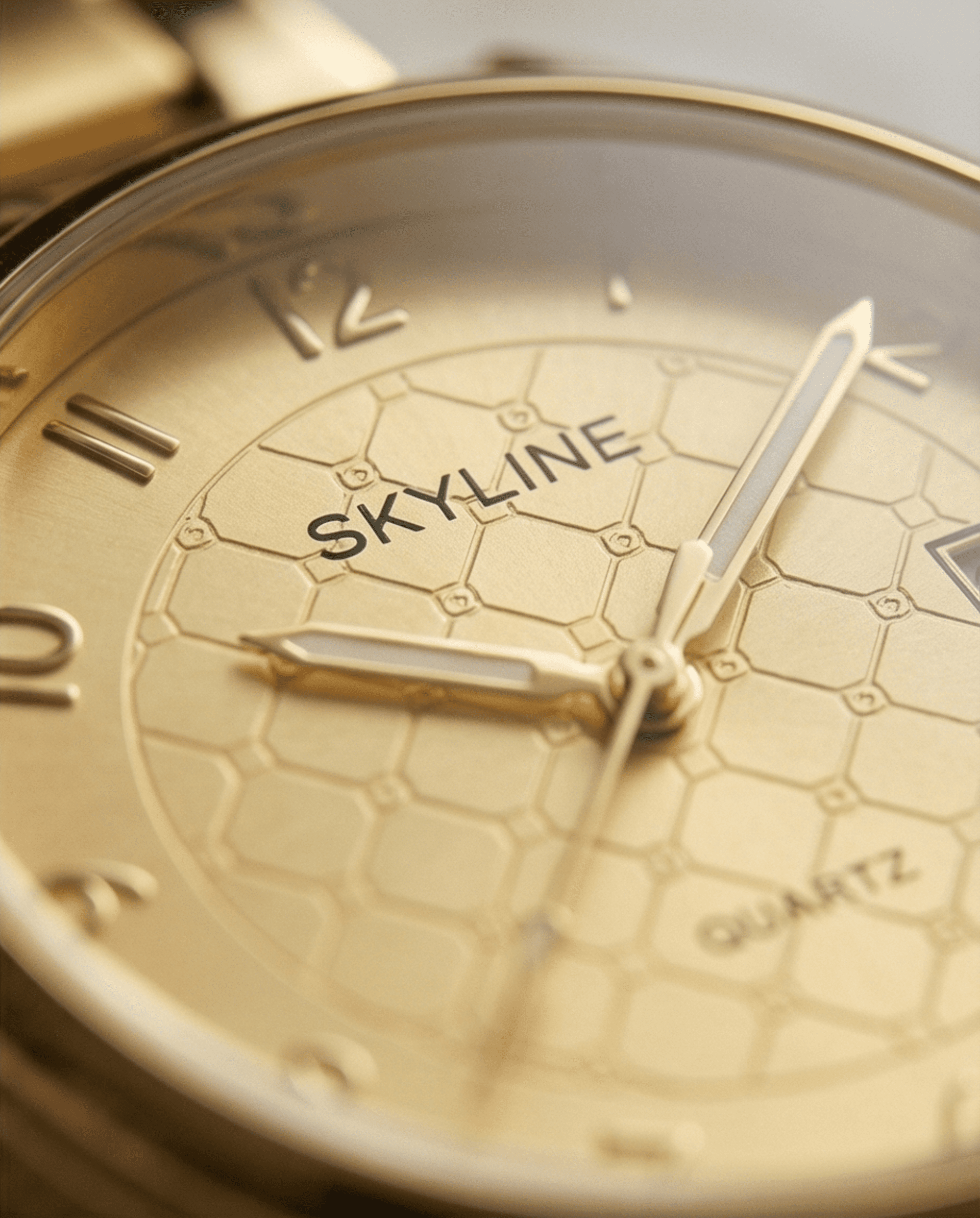 Reloj Skyline Oro con Dial Patrón - woman - 2