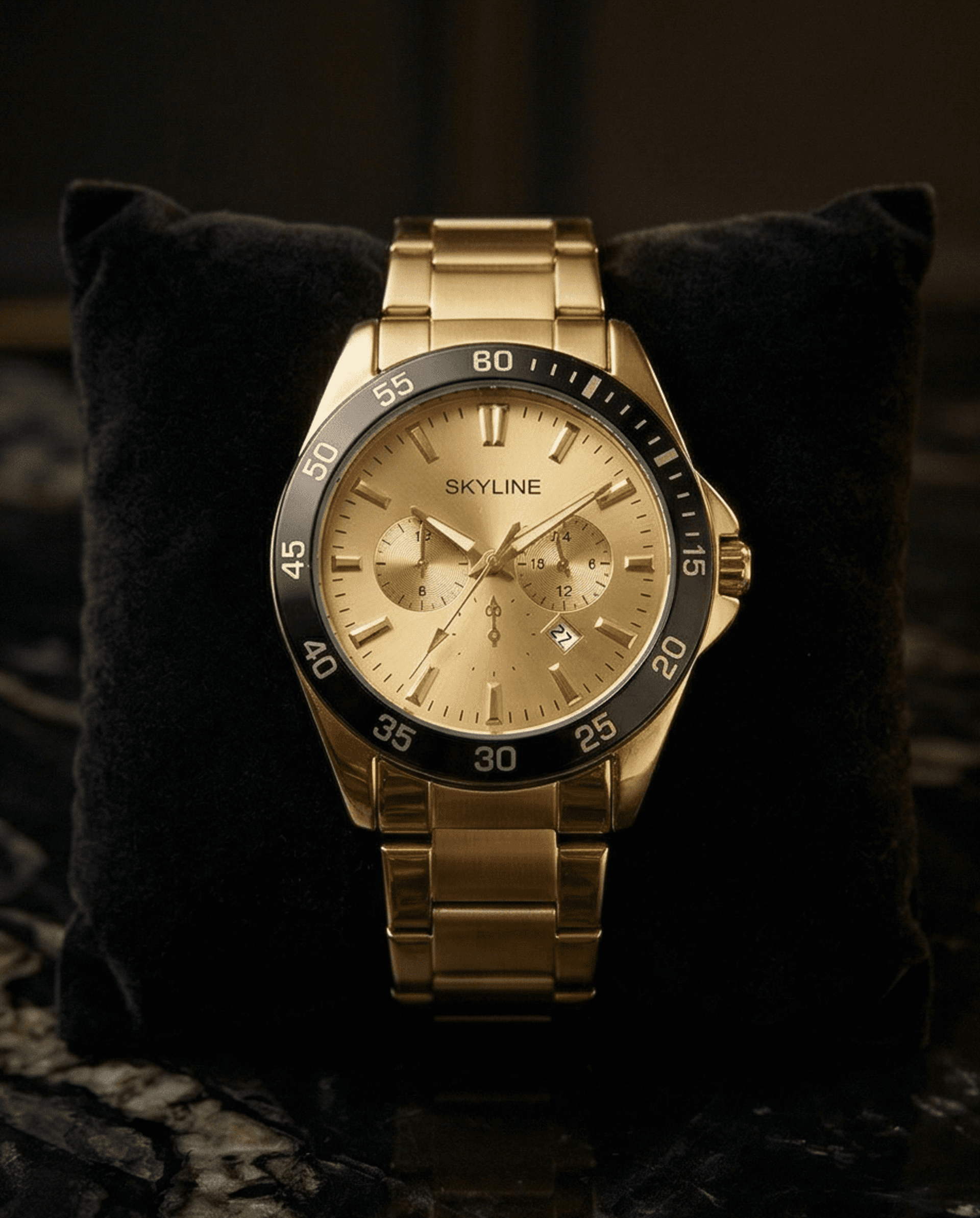 Reloj Skyline Cronógrafo Oro - Modelo Bayrom - 4