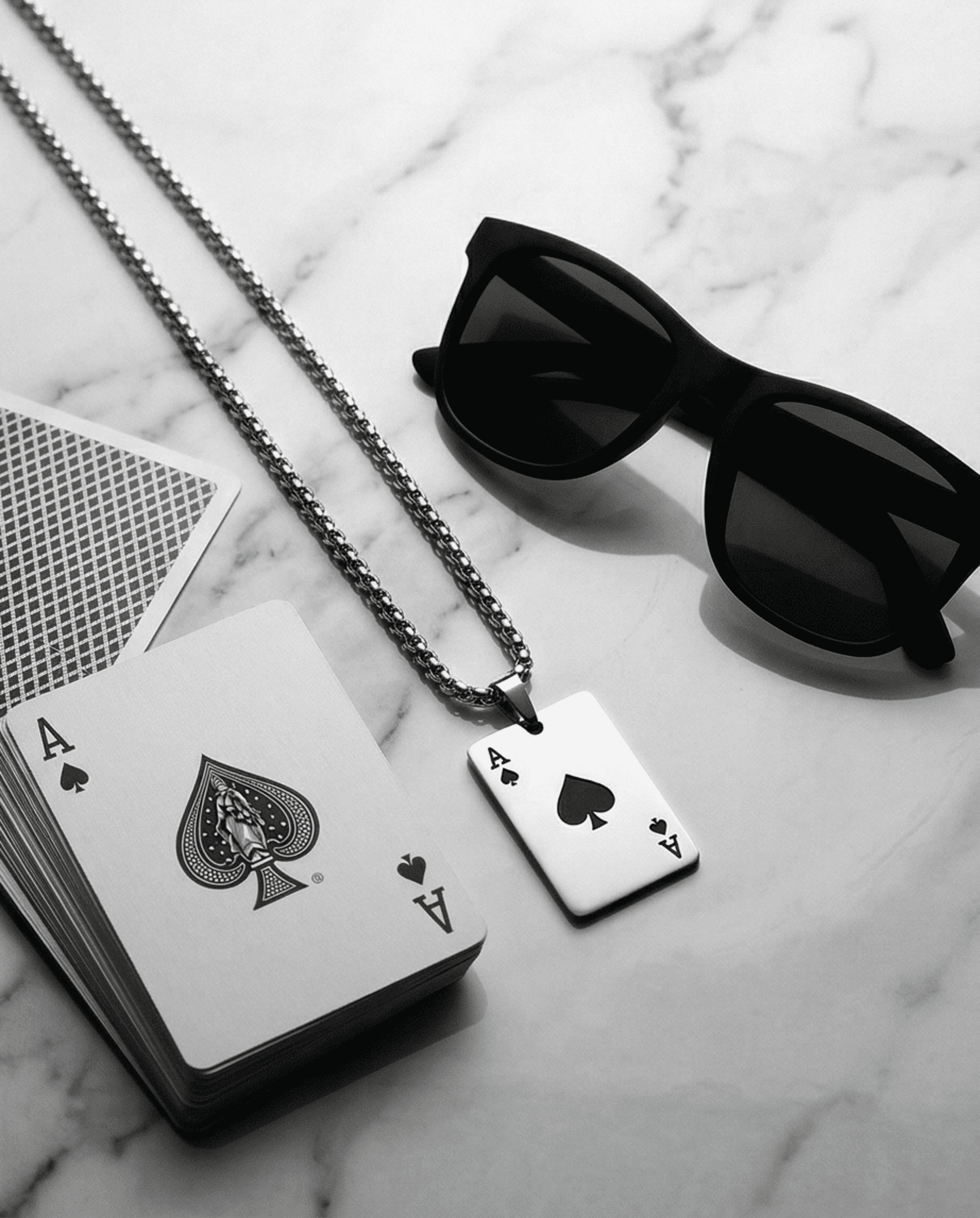 Ace of Spades Steel – Collar As de Picas - 4