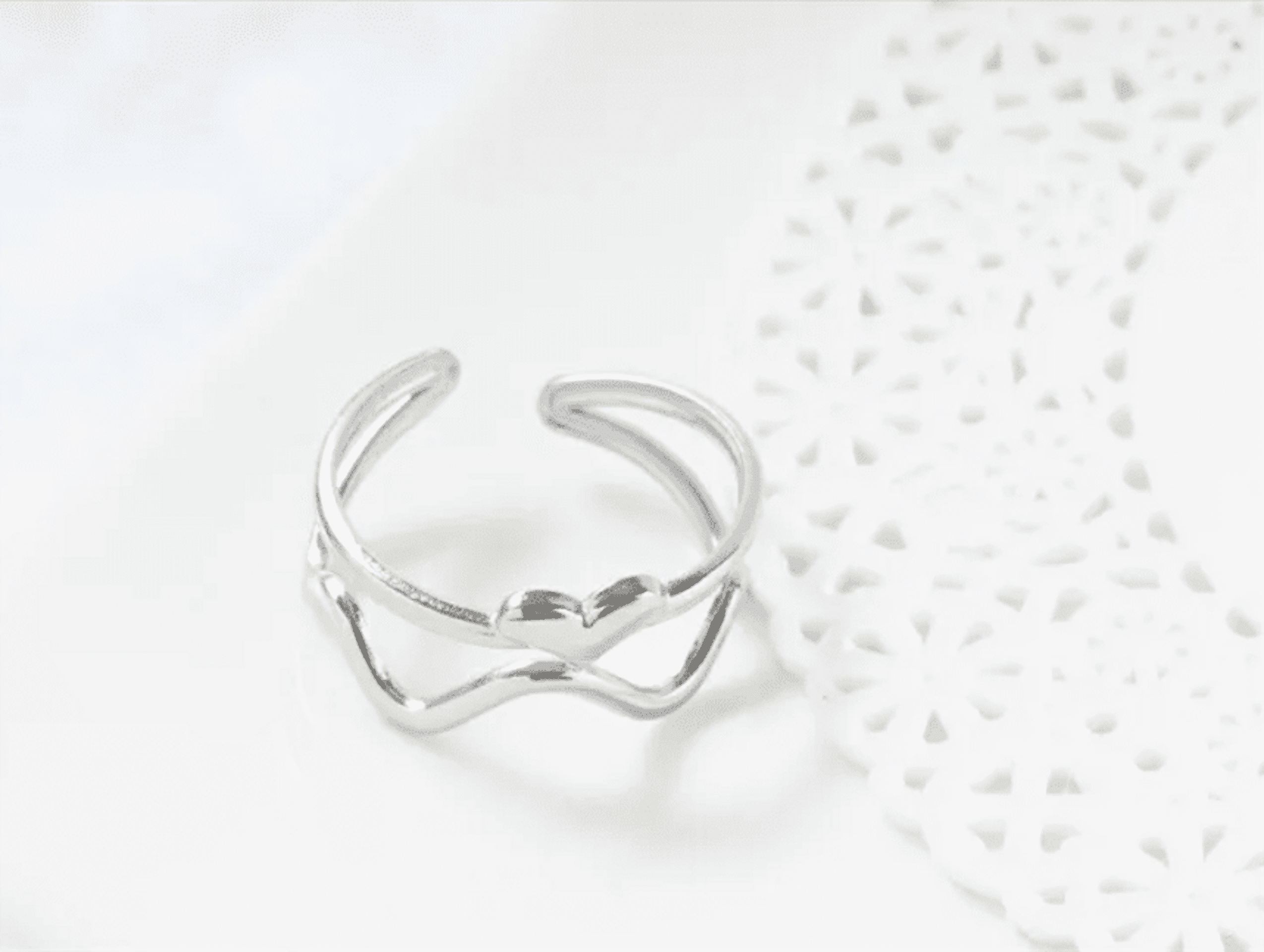 Anillo Ola de Amor – Acero Quirúrgico Ajustable - 4