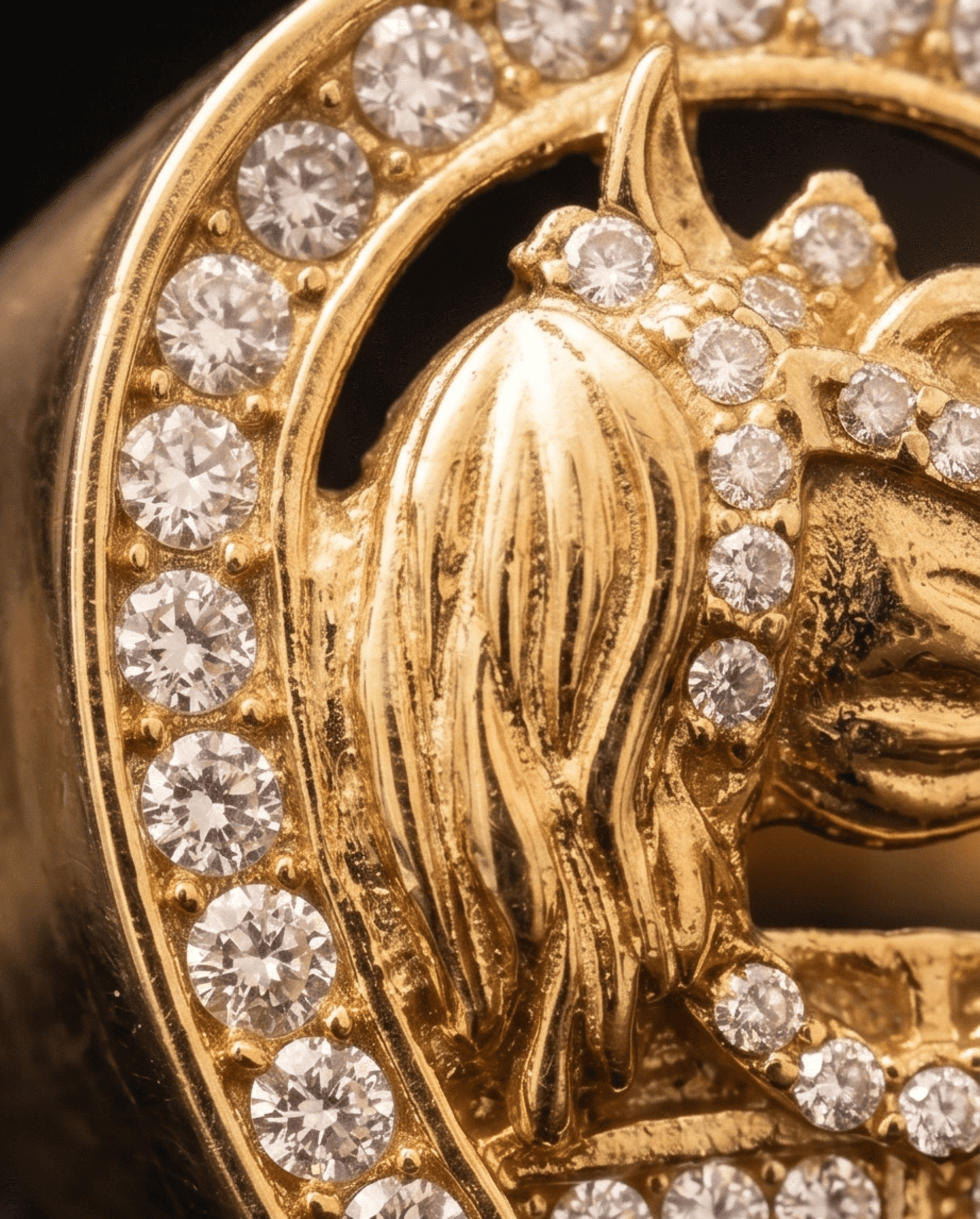 Anillo Caballo con Herradura – Acero Quirúrgico Oro 18K - 5
