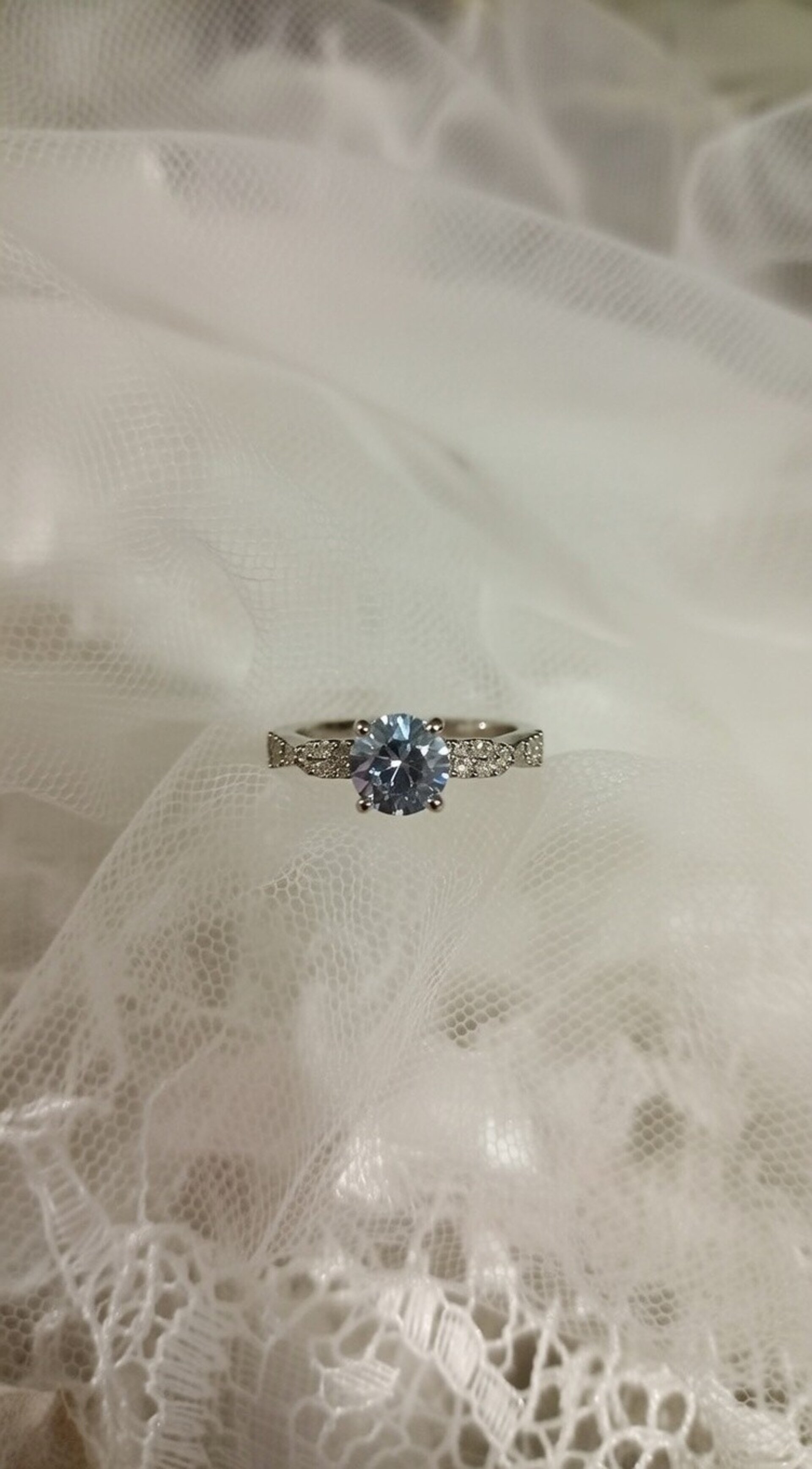 Solitario YES de Acero Quirúrgico con Circonita Brillante - 2