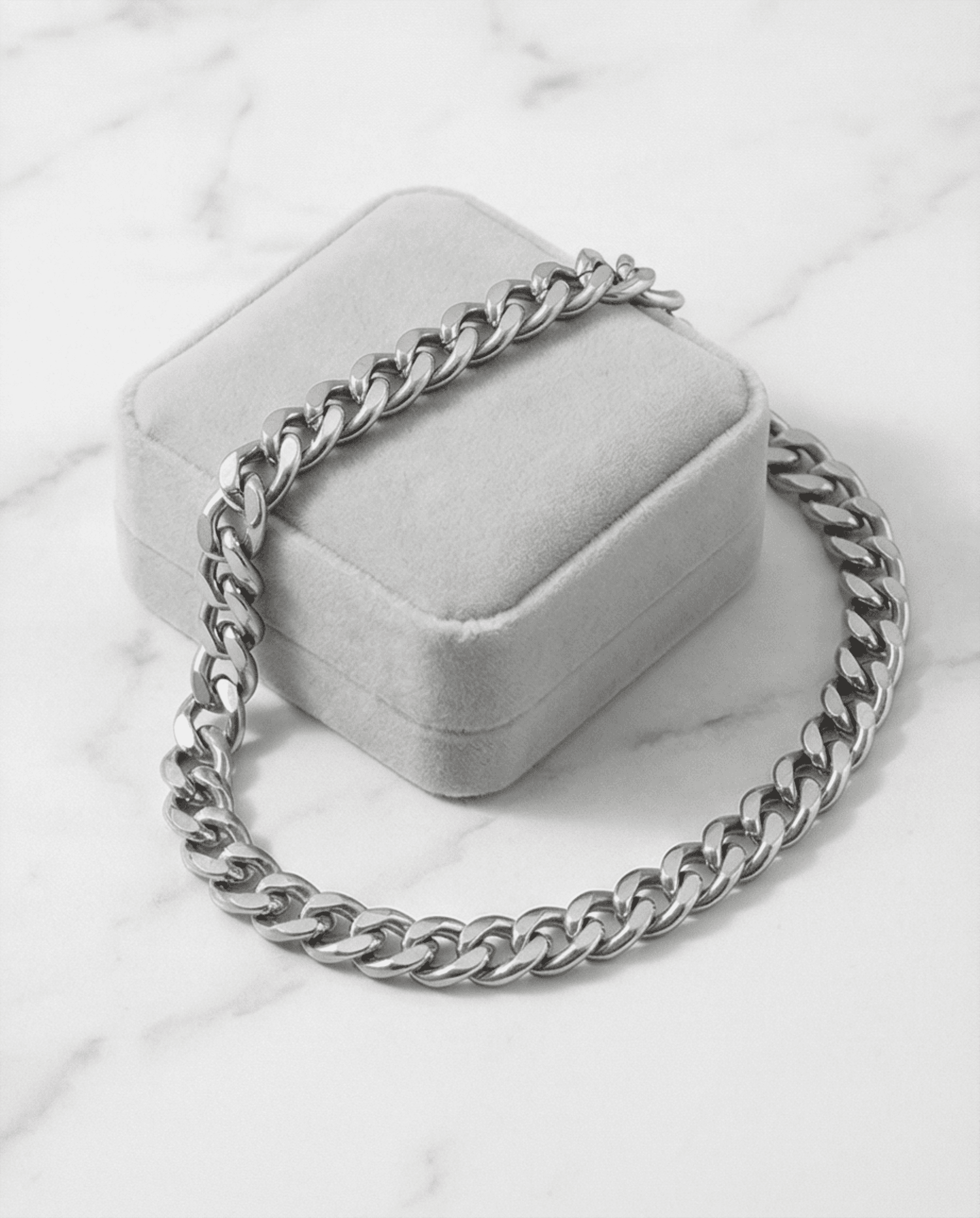 Pulsera Steel eslabón cubano - acero 316L - 3