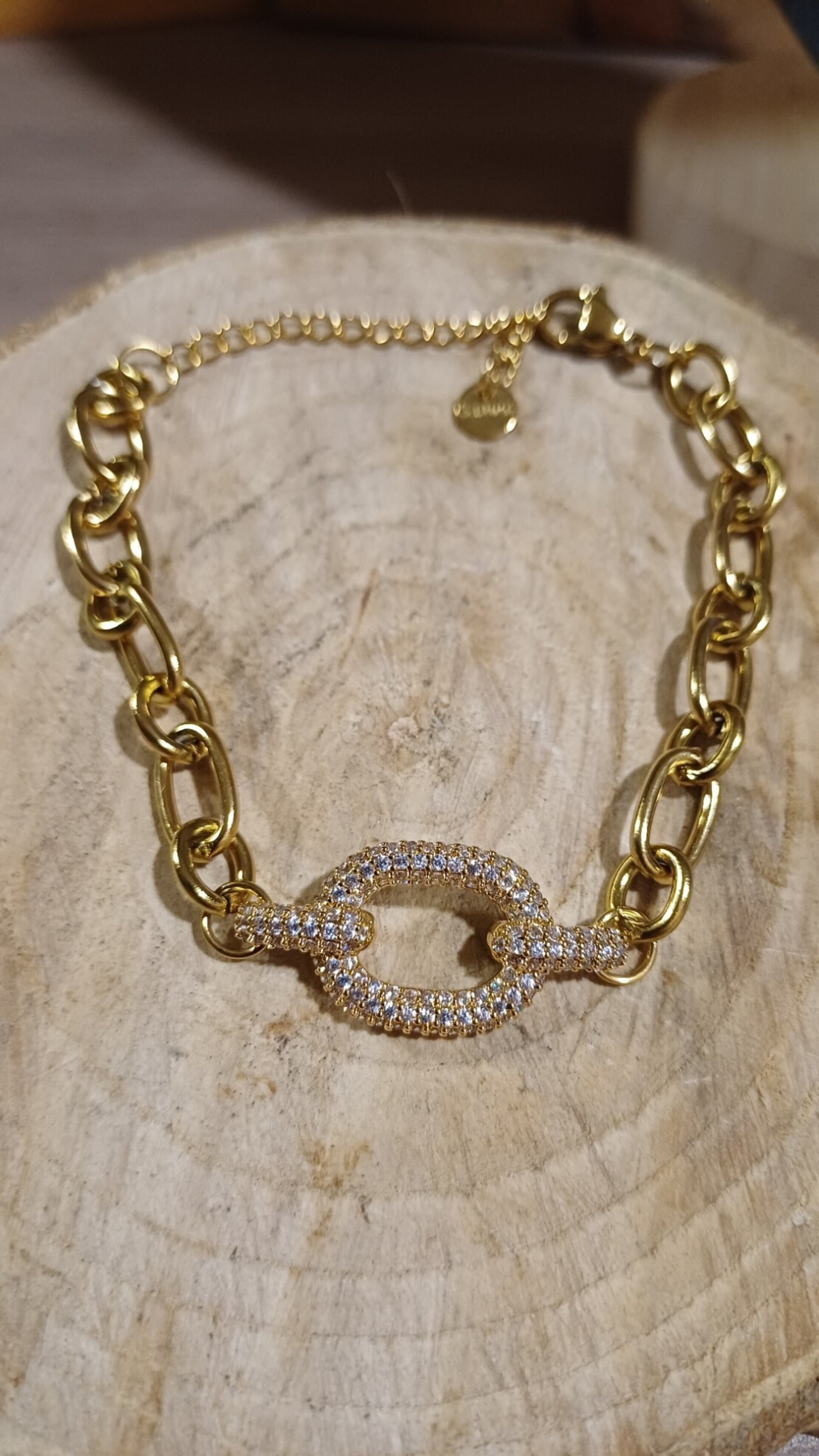 Pulsera Eslabón Brillante Leonor - 5