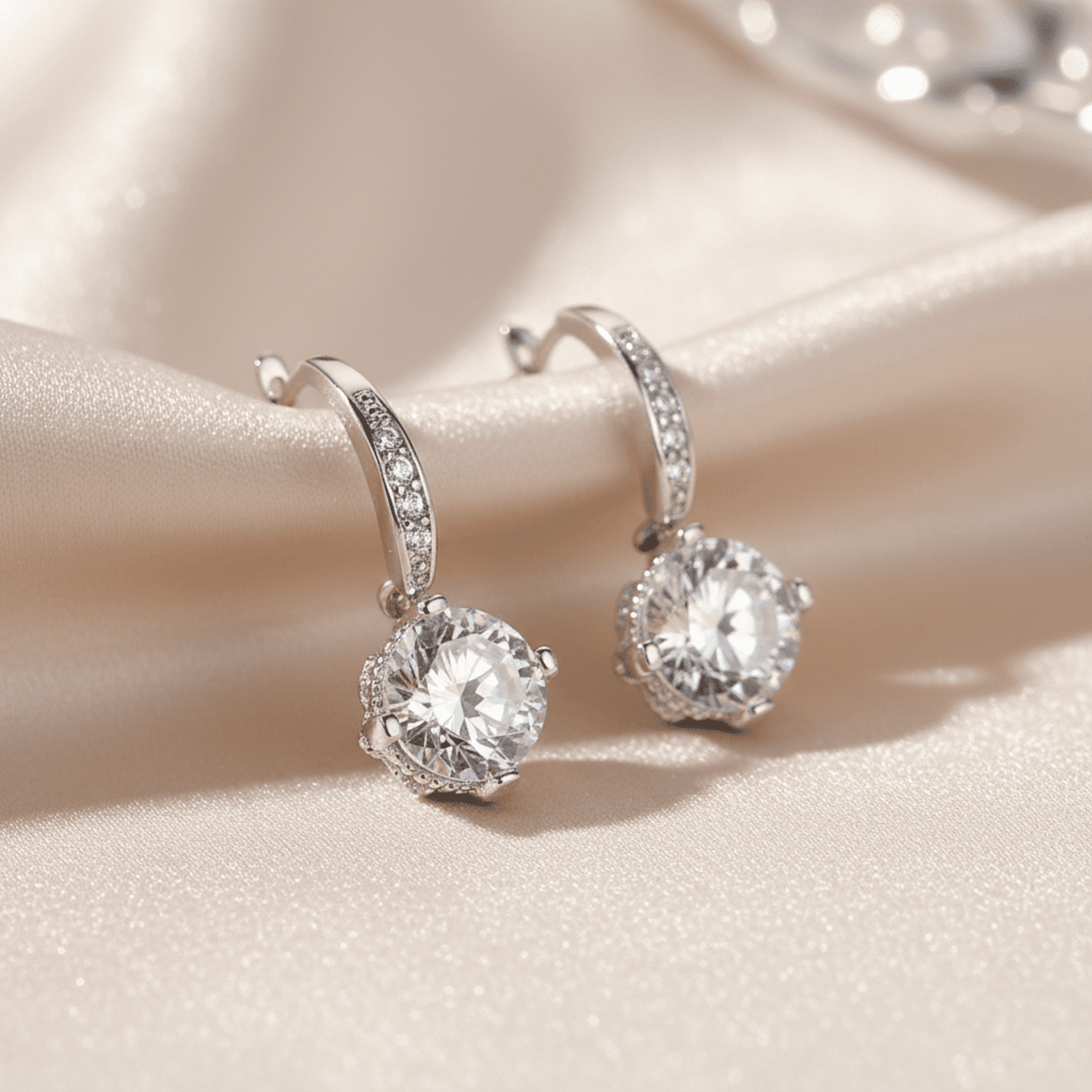 Pendientes de acero quirúrgico con circonita | Elegantes y brillantes - 3