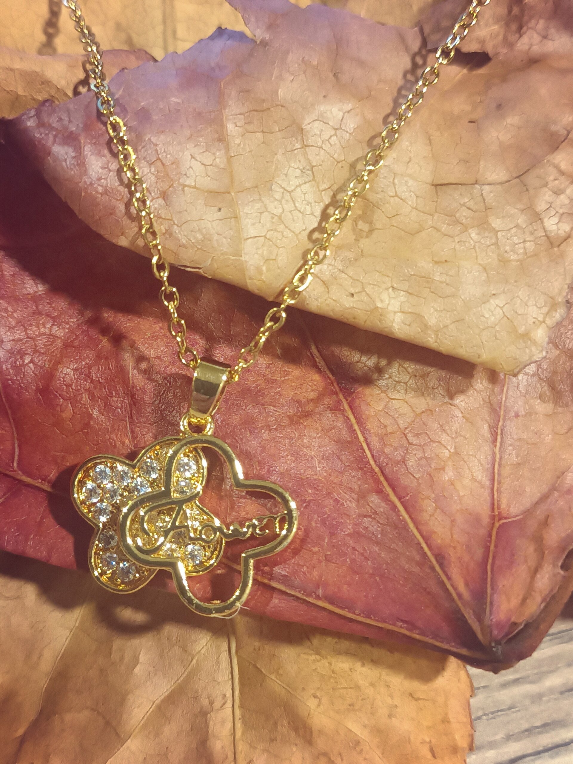 Gargantilla Doble Colgante Flor Forever - 2