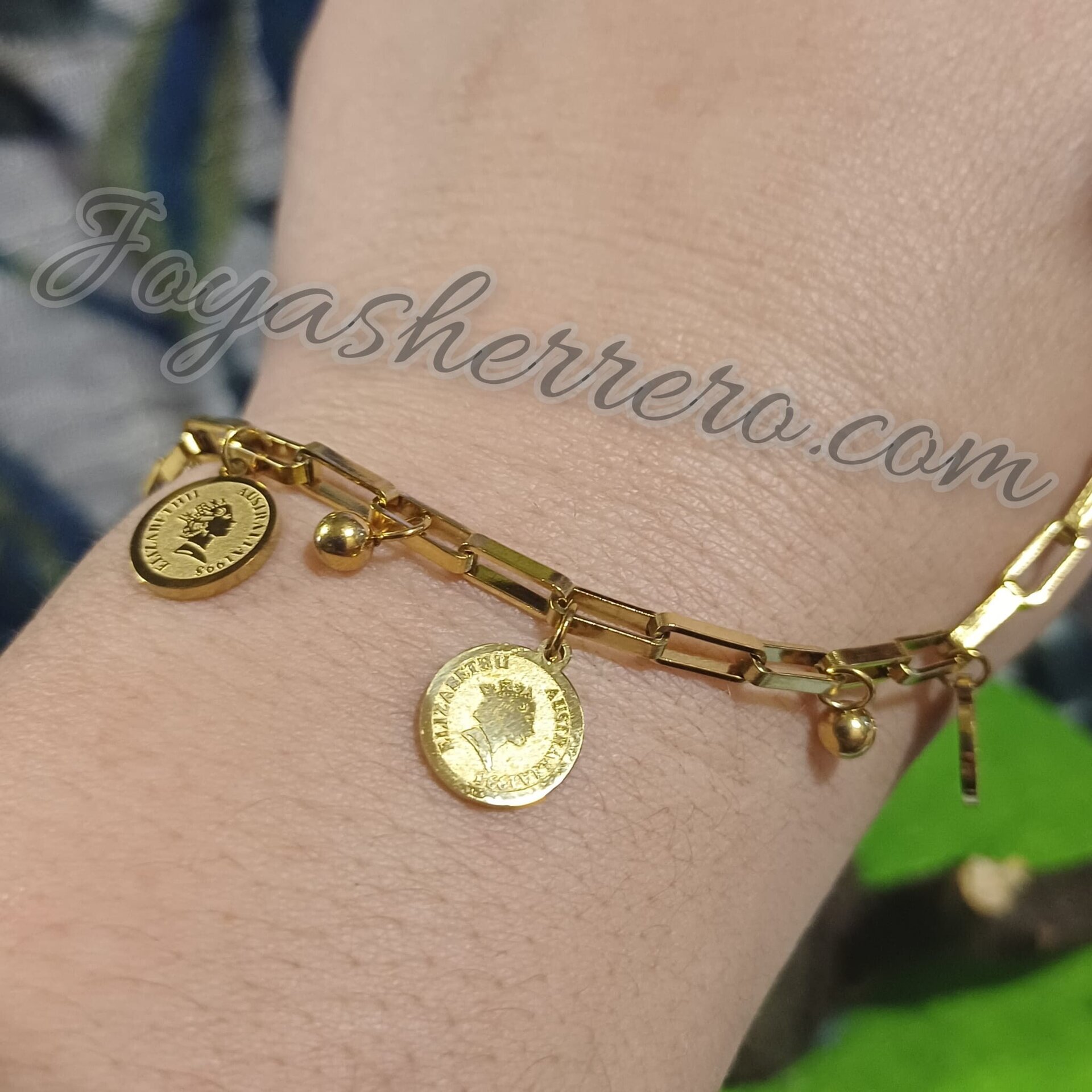 Pulsera Monedas Isabelinas Gold - 3