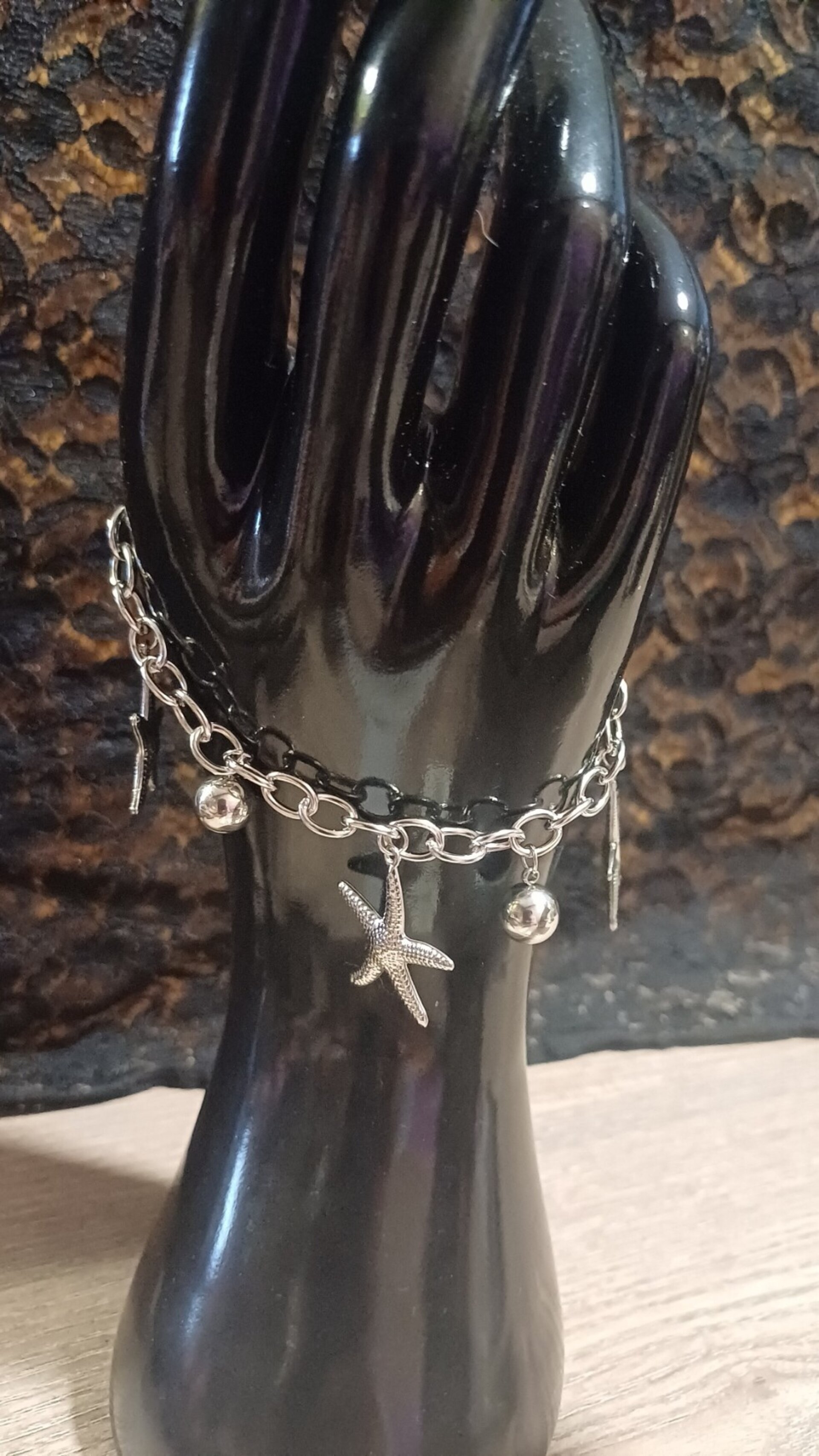 Pulsera de acero inoxidable con estrellas de mar | Estilo marino y veraniego - 3