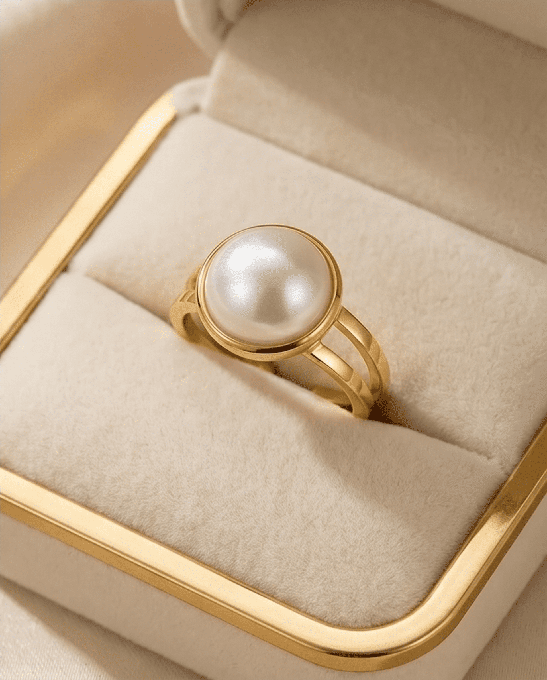 Anillo Pearl Aura – Elegancia atemporal con perla protagonista - 6