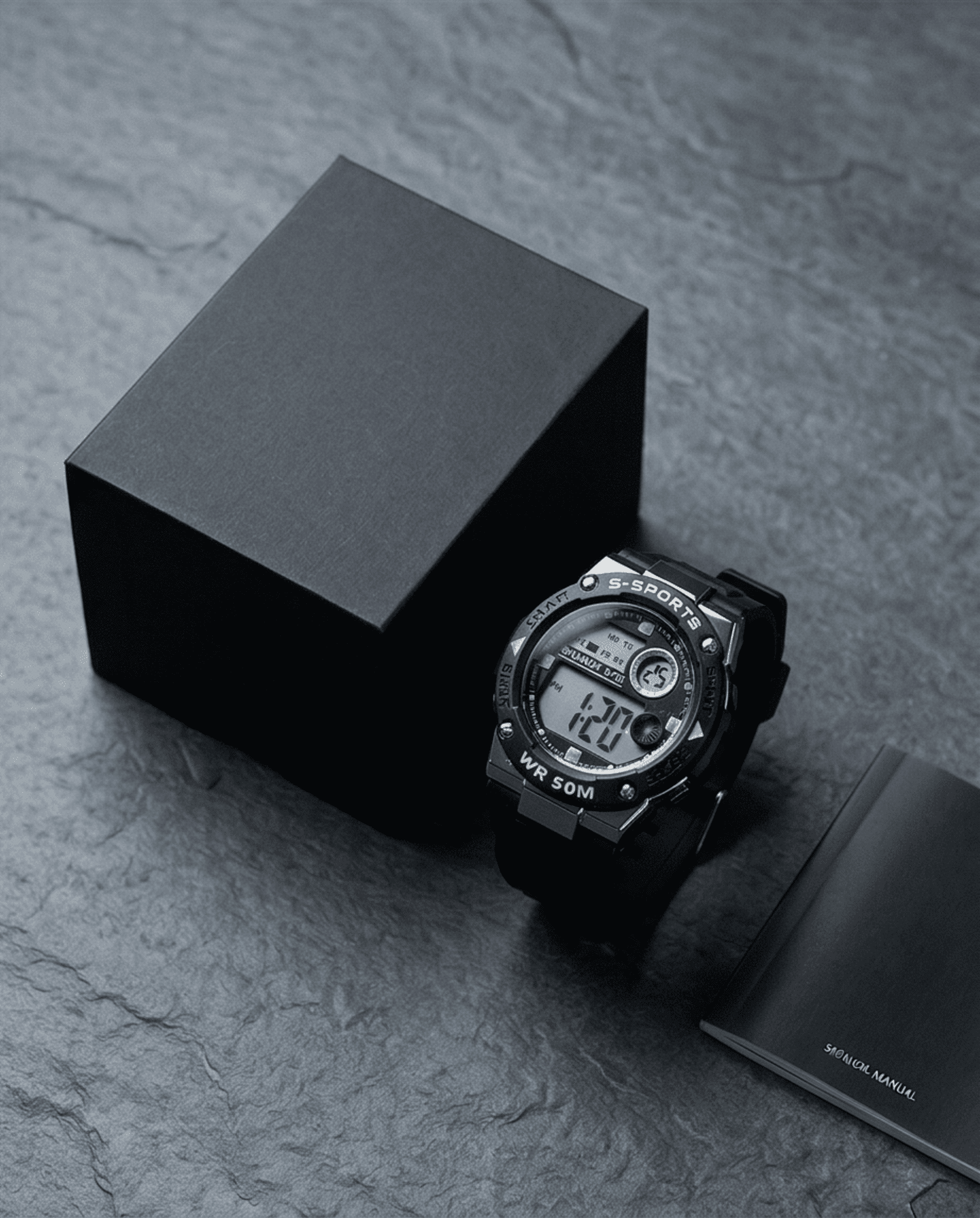 Reloj Digital Deportivo Hombre S-SPORTS con Correa de Caucho – WR 50M - 2