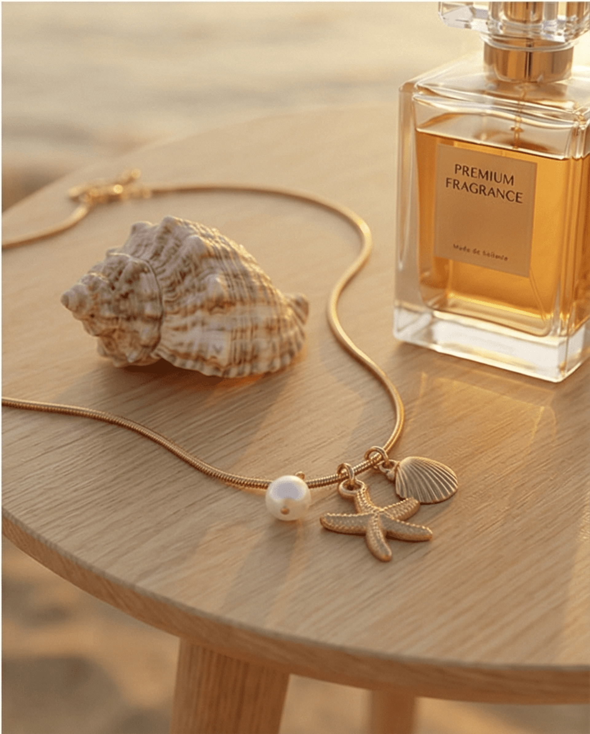 Collar Verano Gold - chapado en oro 18klt - 1