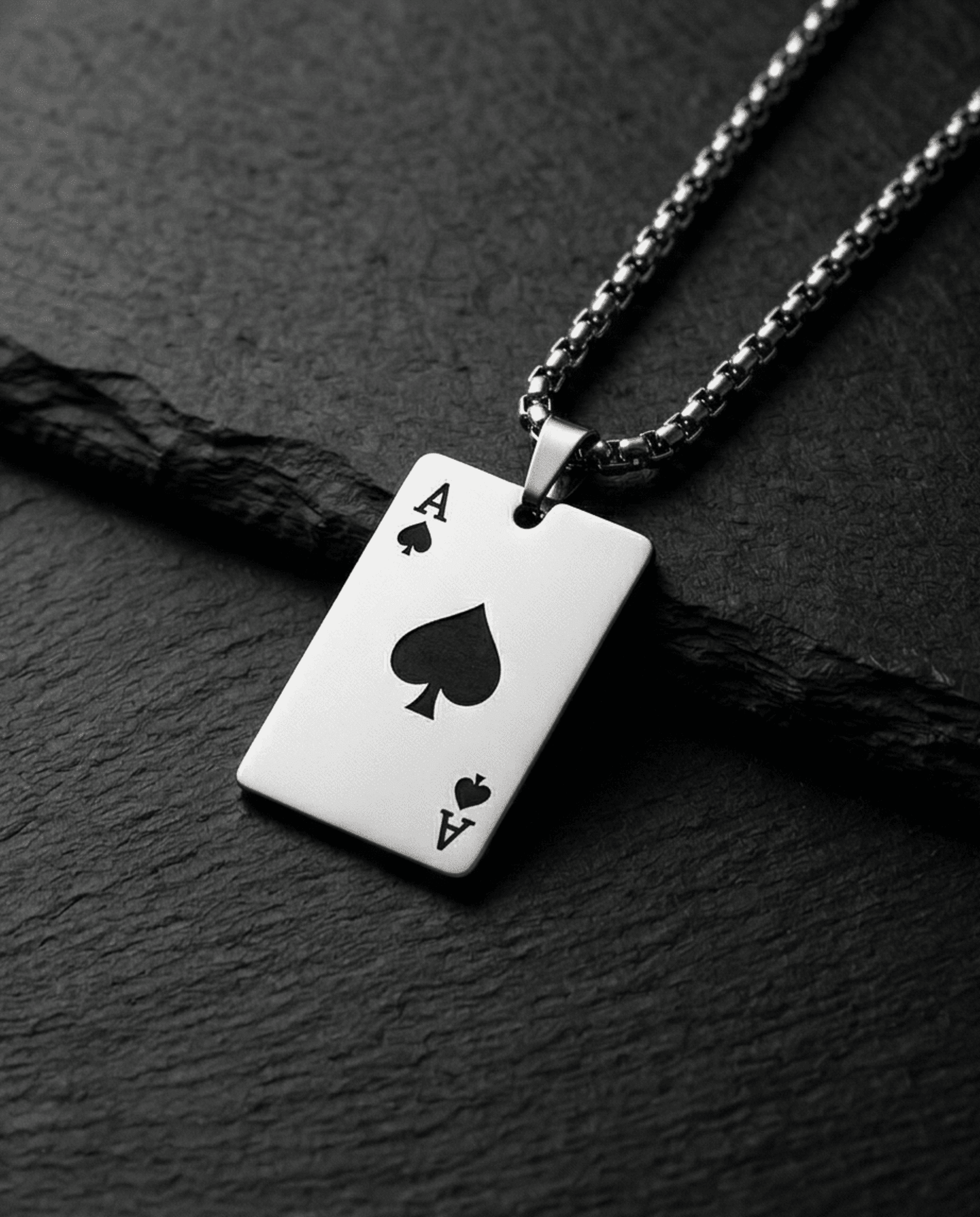 Ace of Spades Steel – Collar As de Picas - 5