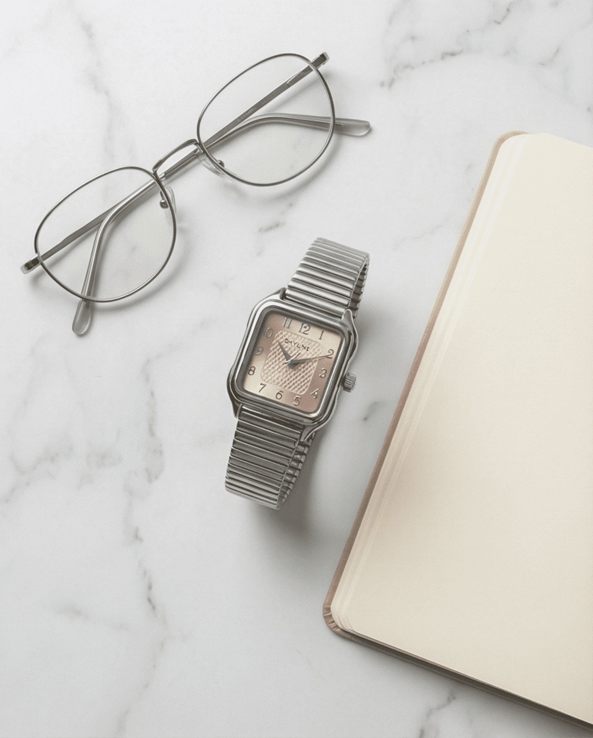 Reloj de Mujer Skyline – Elegancia en Rosa y Acero - 3