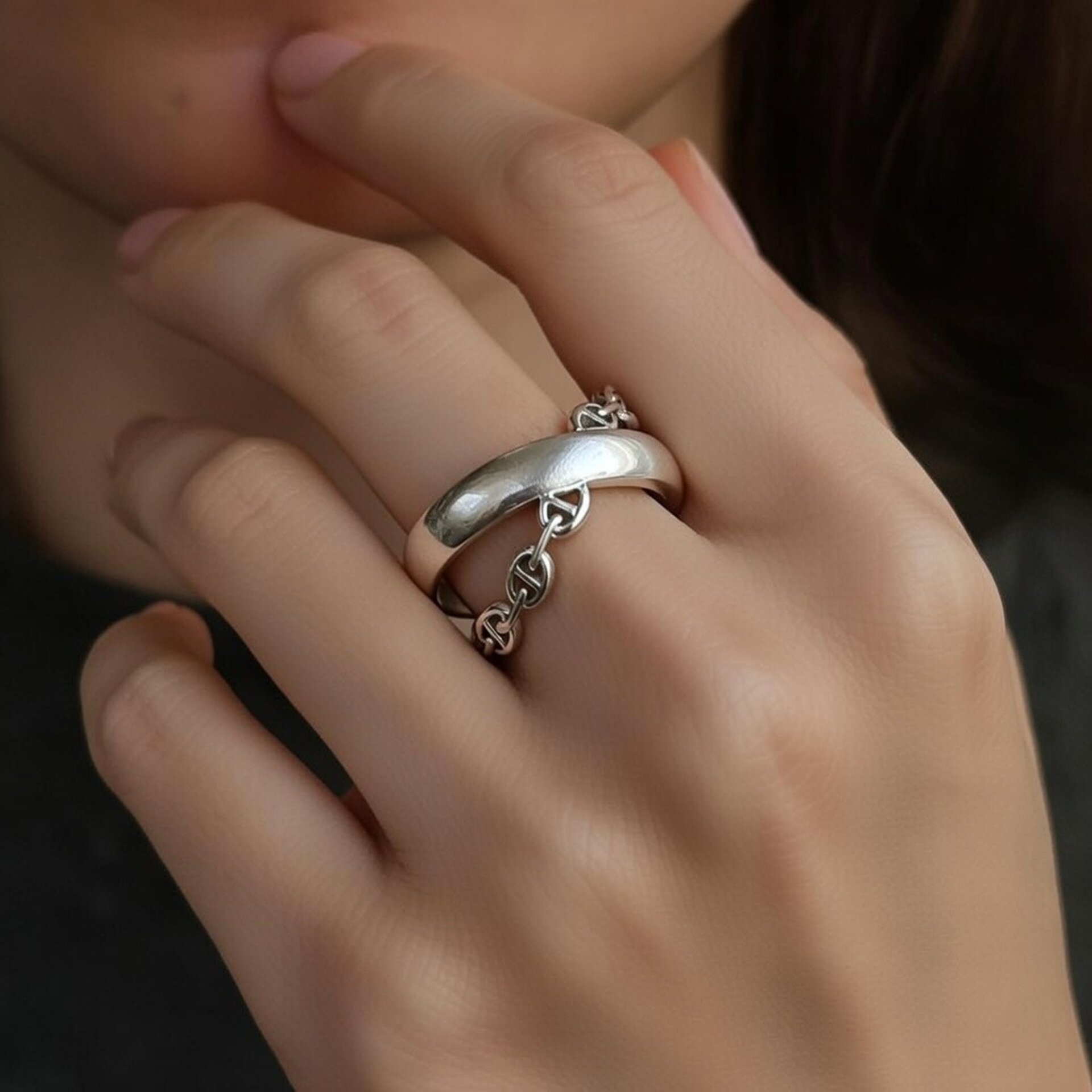 Anillo Silver Link (Joyas Herrero) - 3