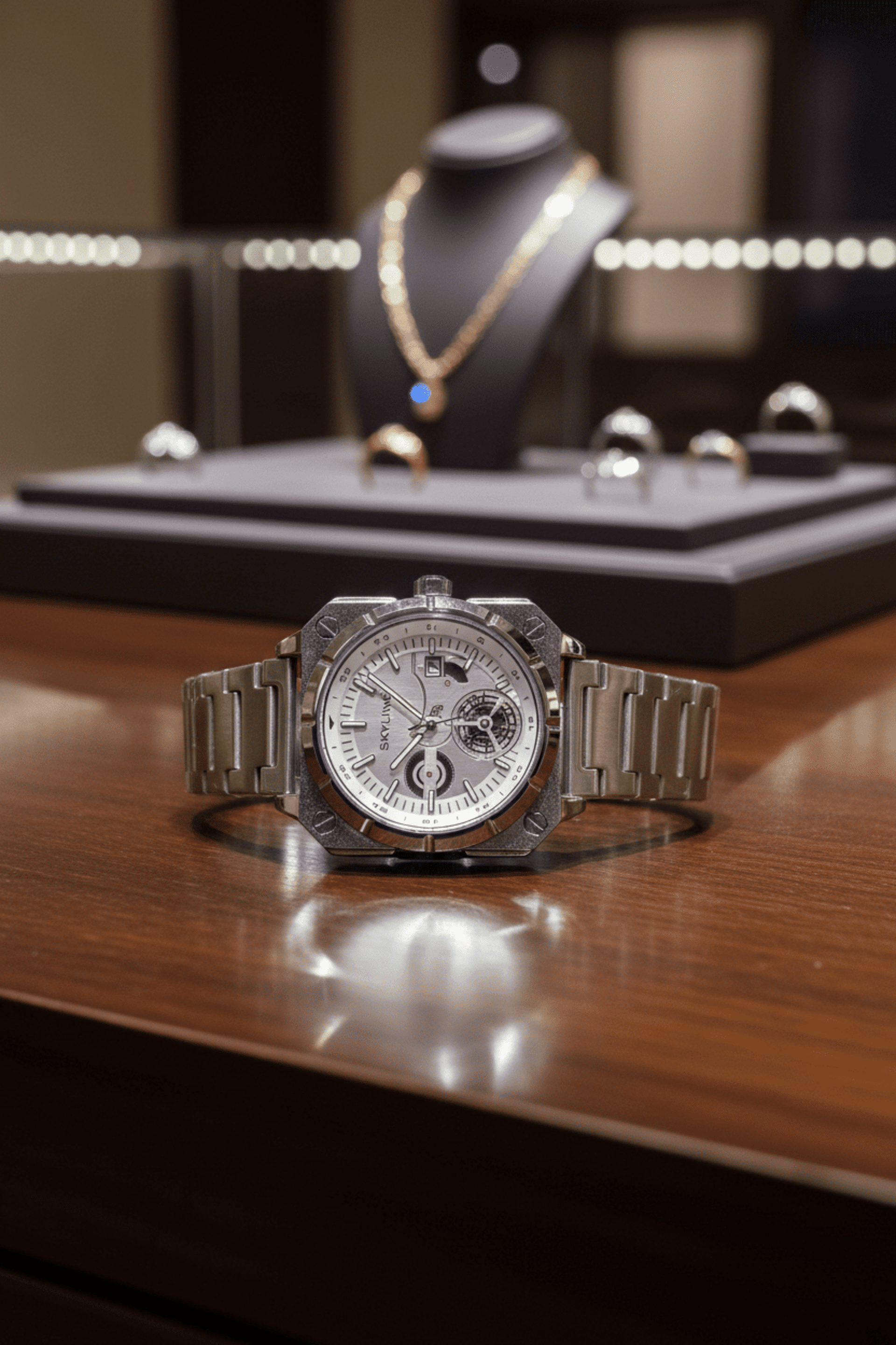 Reloj Skyline Acero Quirúrgico Gran Legado - 5