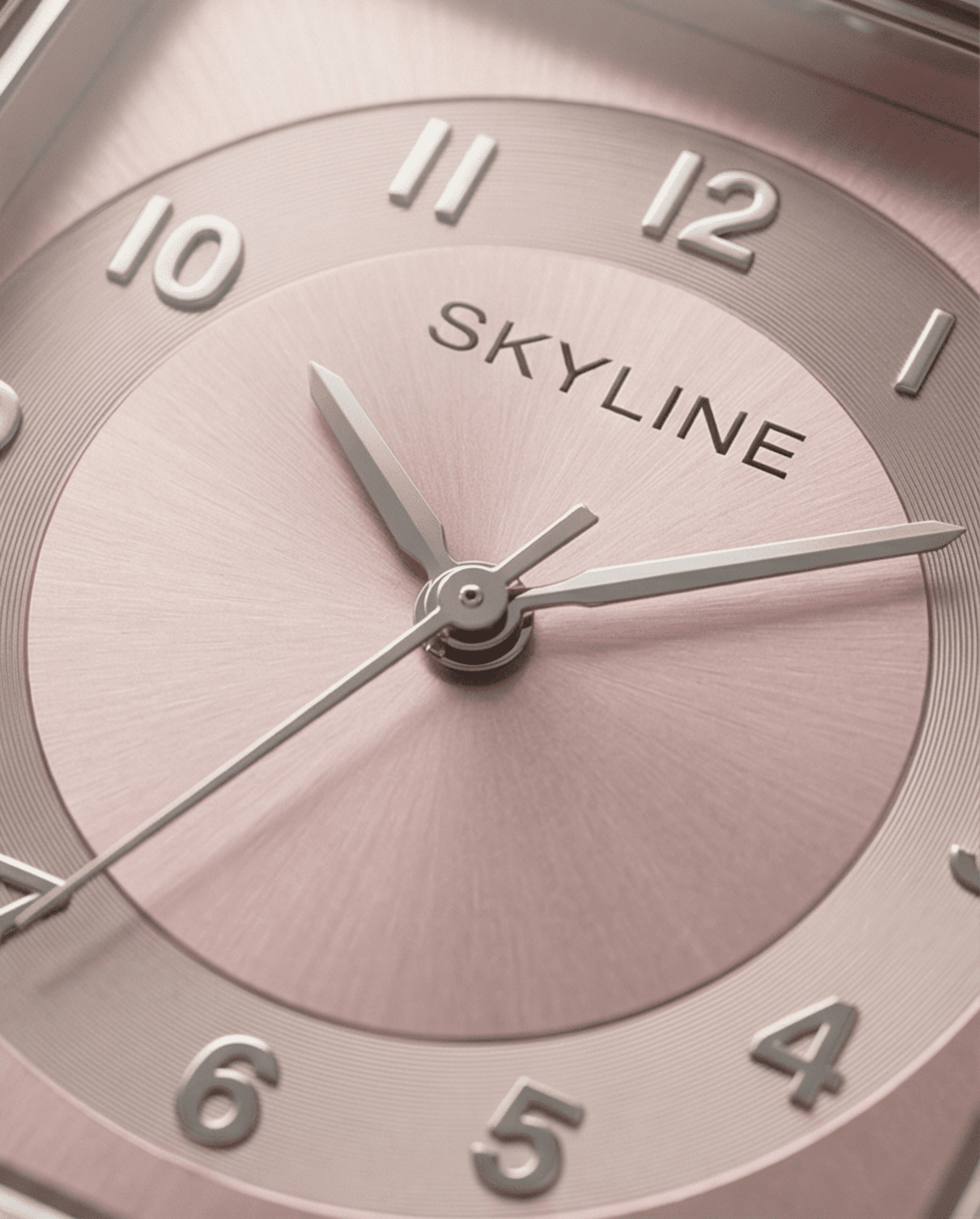 Reloj de Mujer SKYLINE Cuadrado Rosa – Acero Plateado | Joyas Herrero - 2