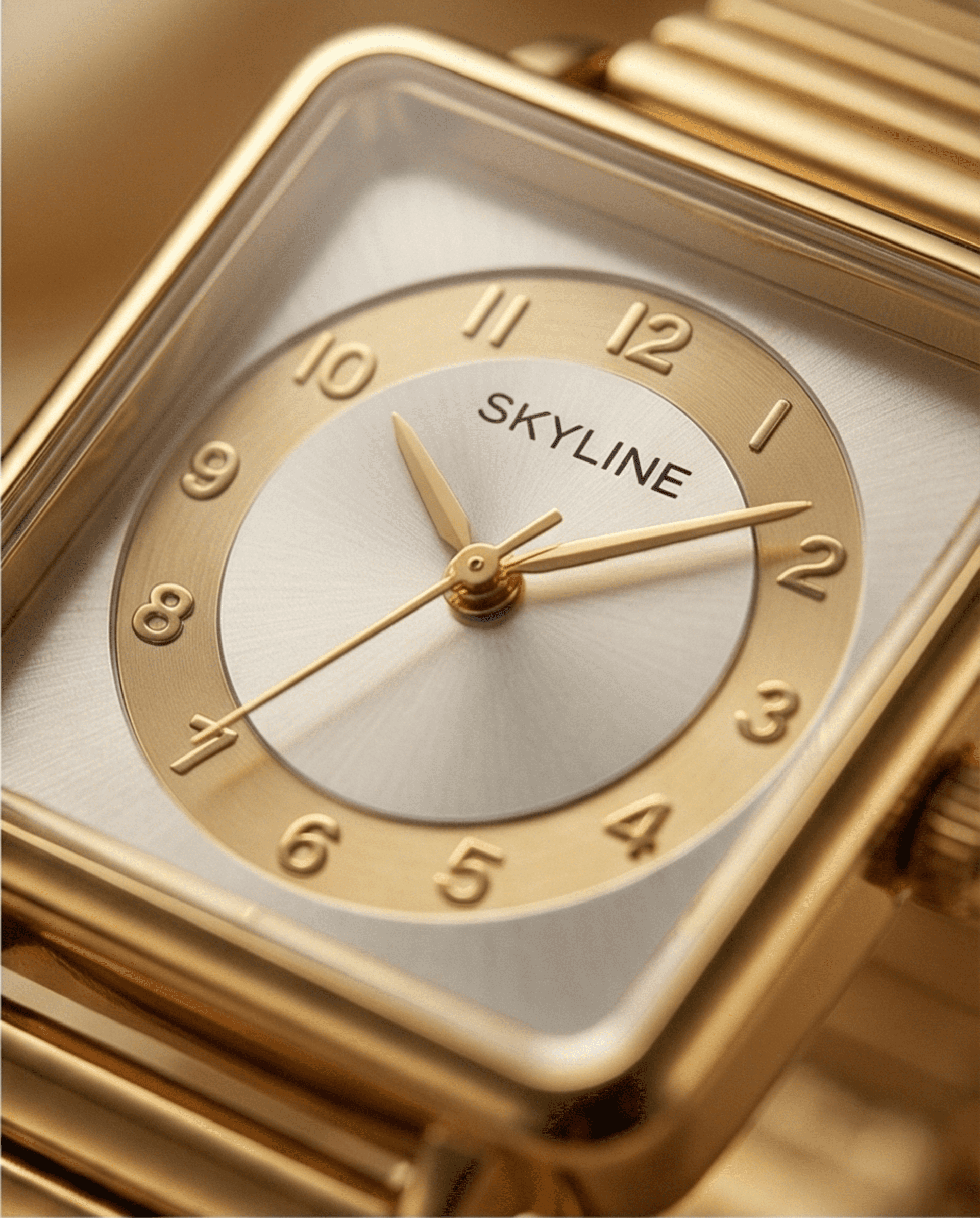 Reloj de Mujer Skyline – Elegancia en Dorado - 2