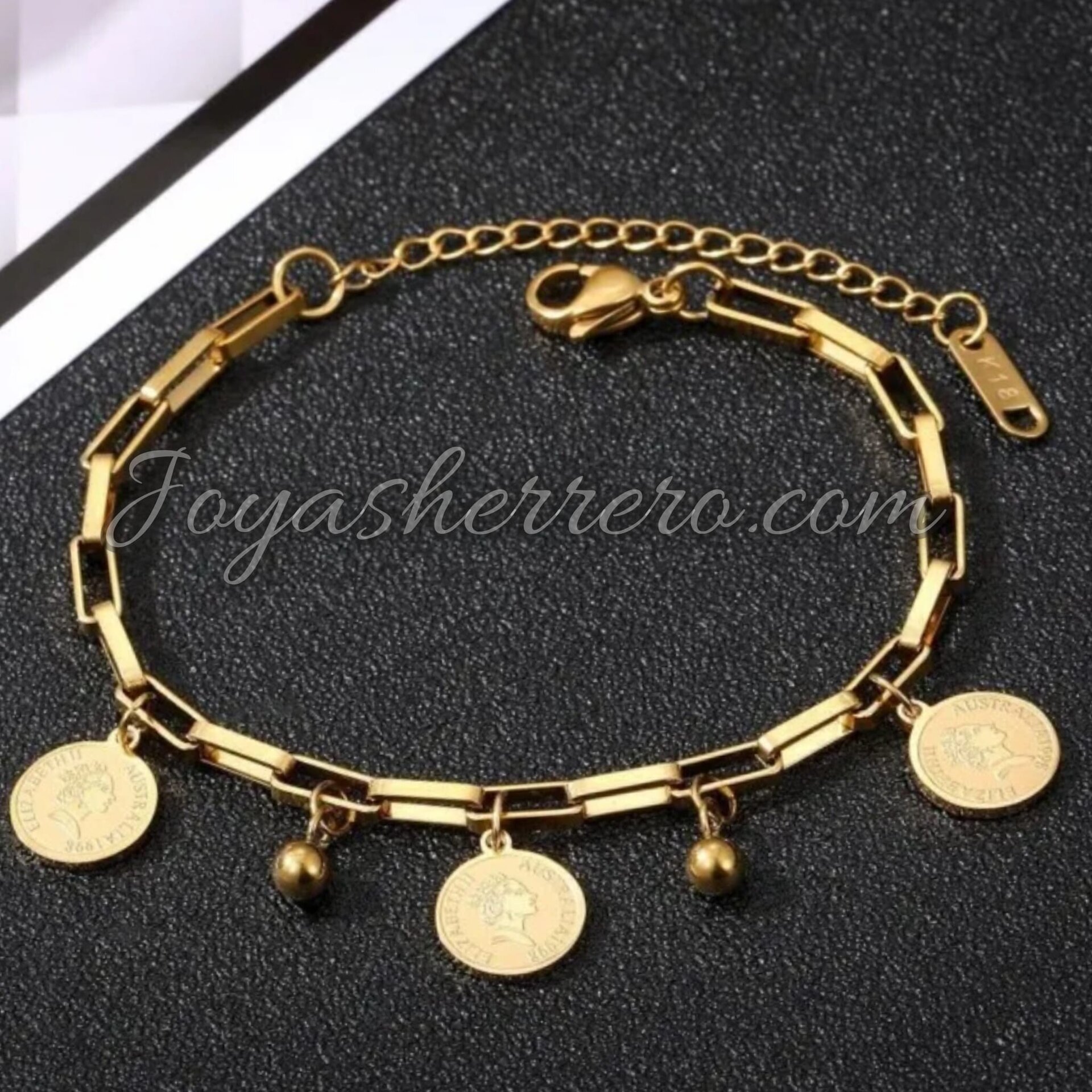 Pulsera Monedas Isabelinas Gold - 9