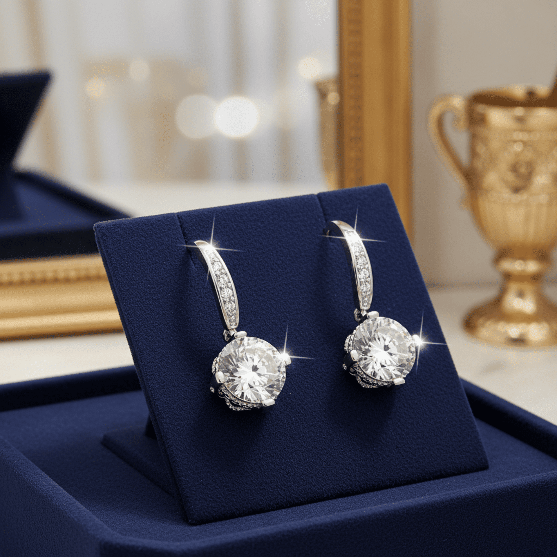 Pendientes de acero quirúrgico con circonita | Elegantes y brillantes - 4