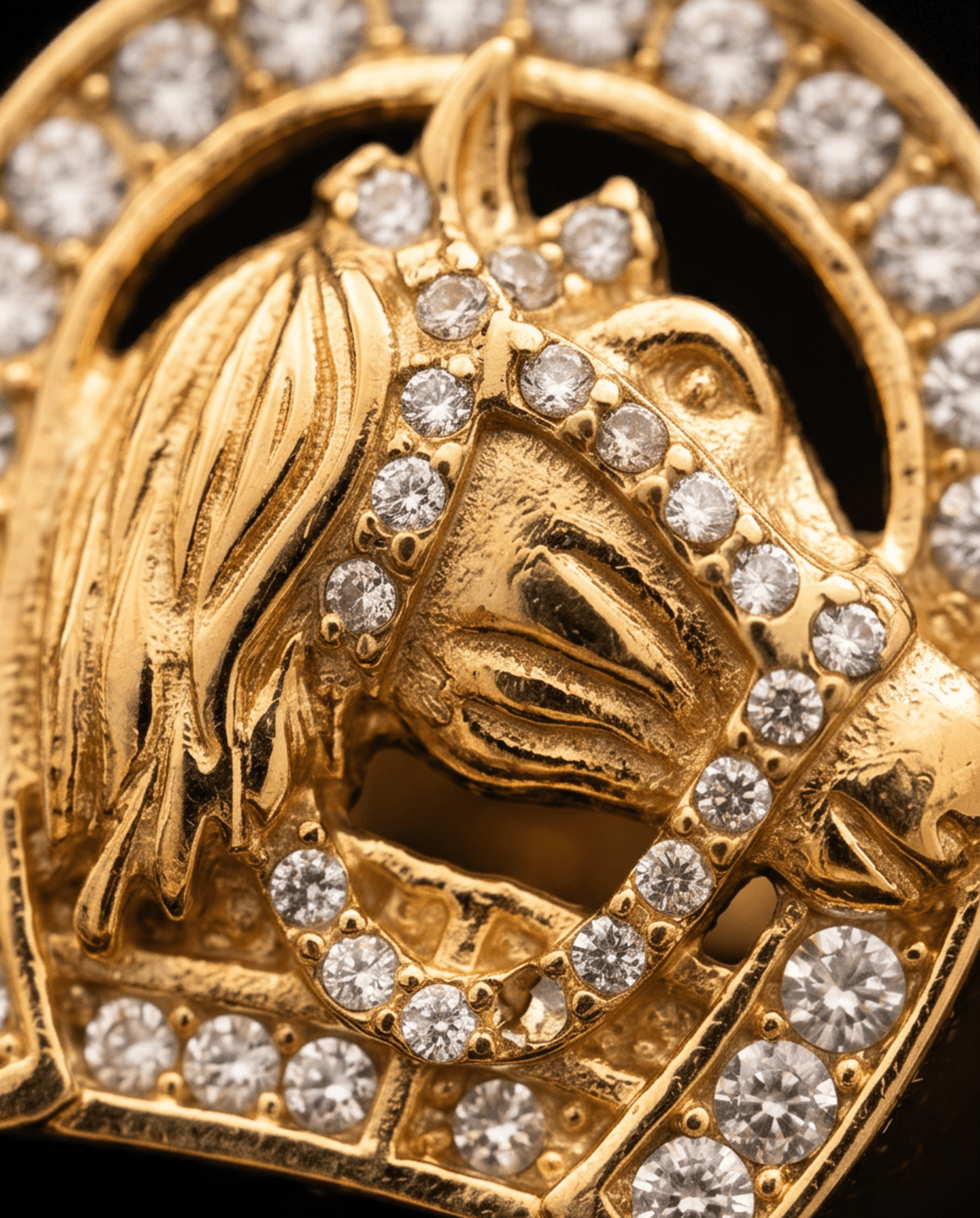 Anillo Caballo con Herradura – Acero Quirúrgico Oro 18K - 2