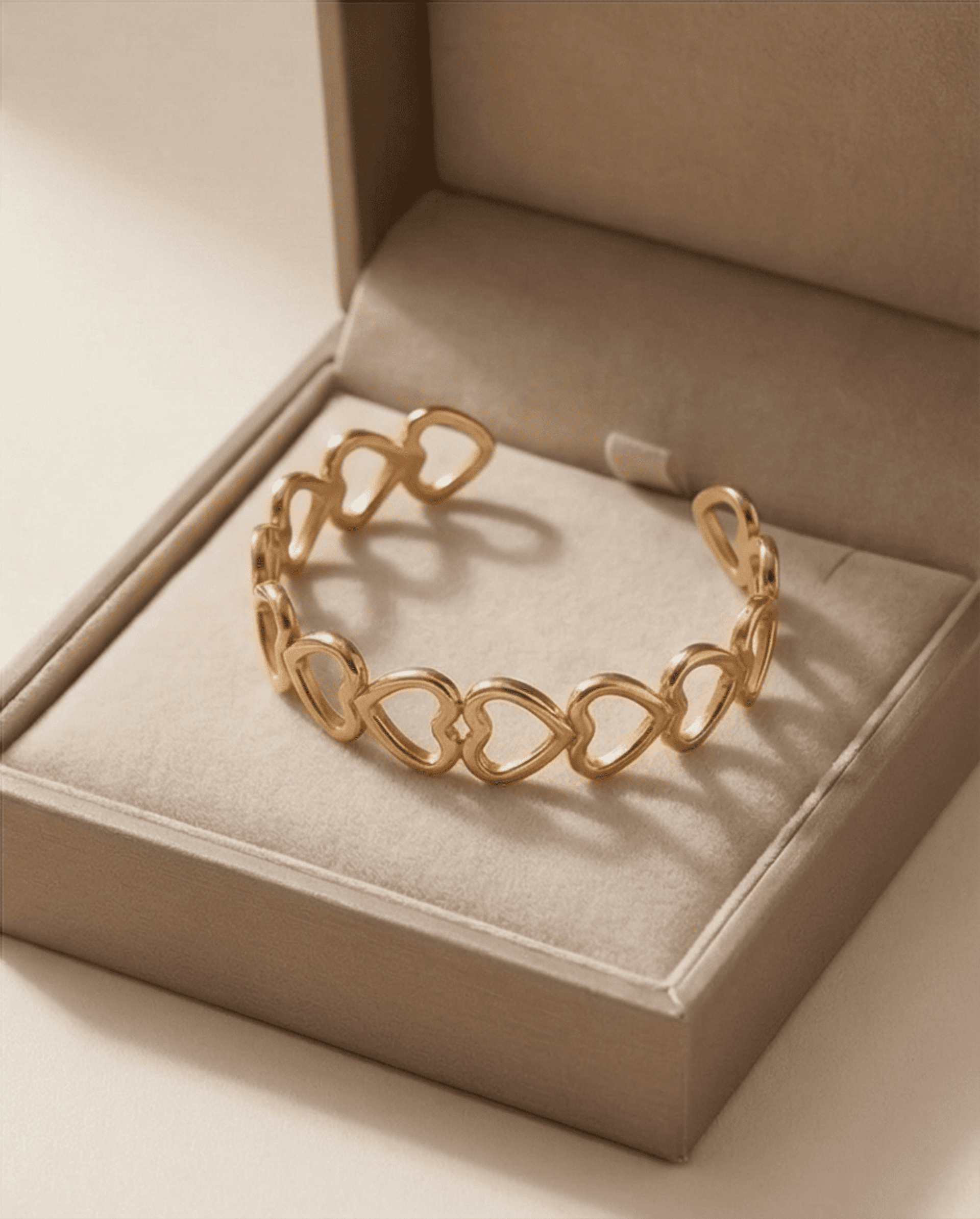 Pulsera Brazalete Love Bangle - acero quirúrgico - Chapado en oro 18klt - 2