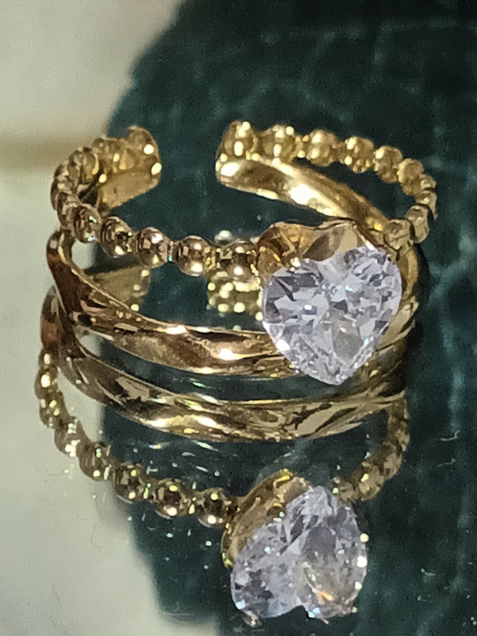 Anillo Corazón de Aurora - 4