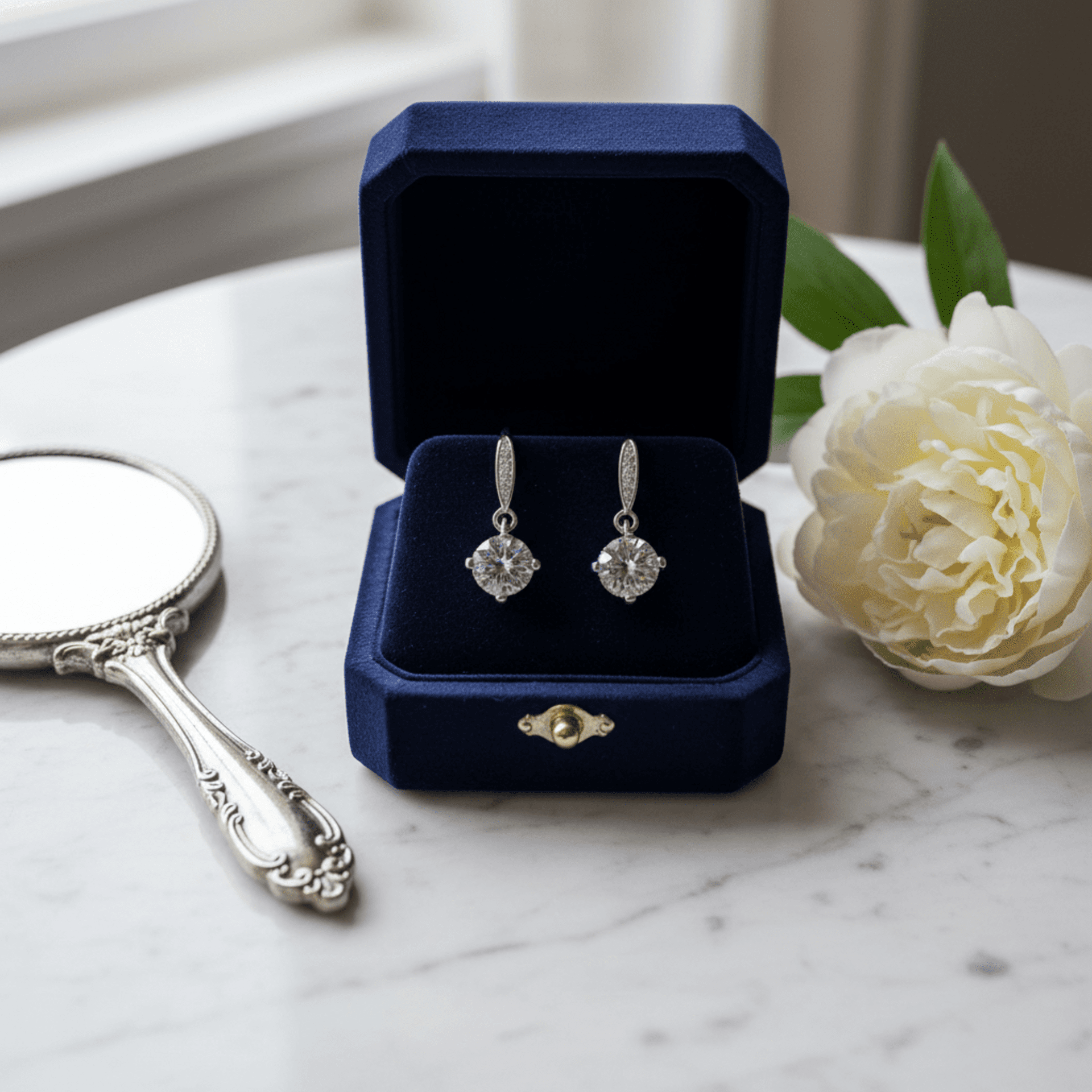 Pendientes de acero quirúrgico con circonita | Elegantes y brillantes - 5