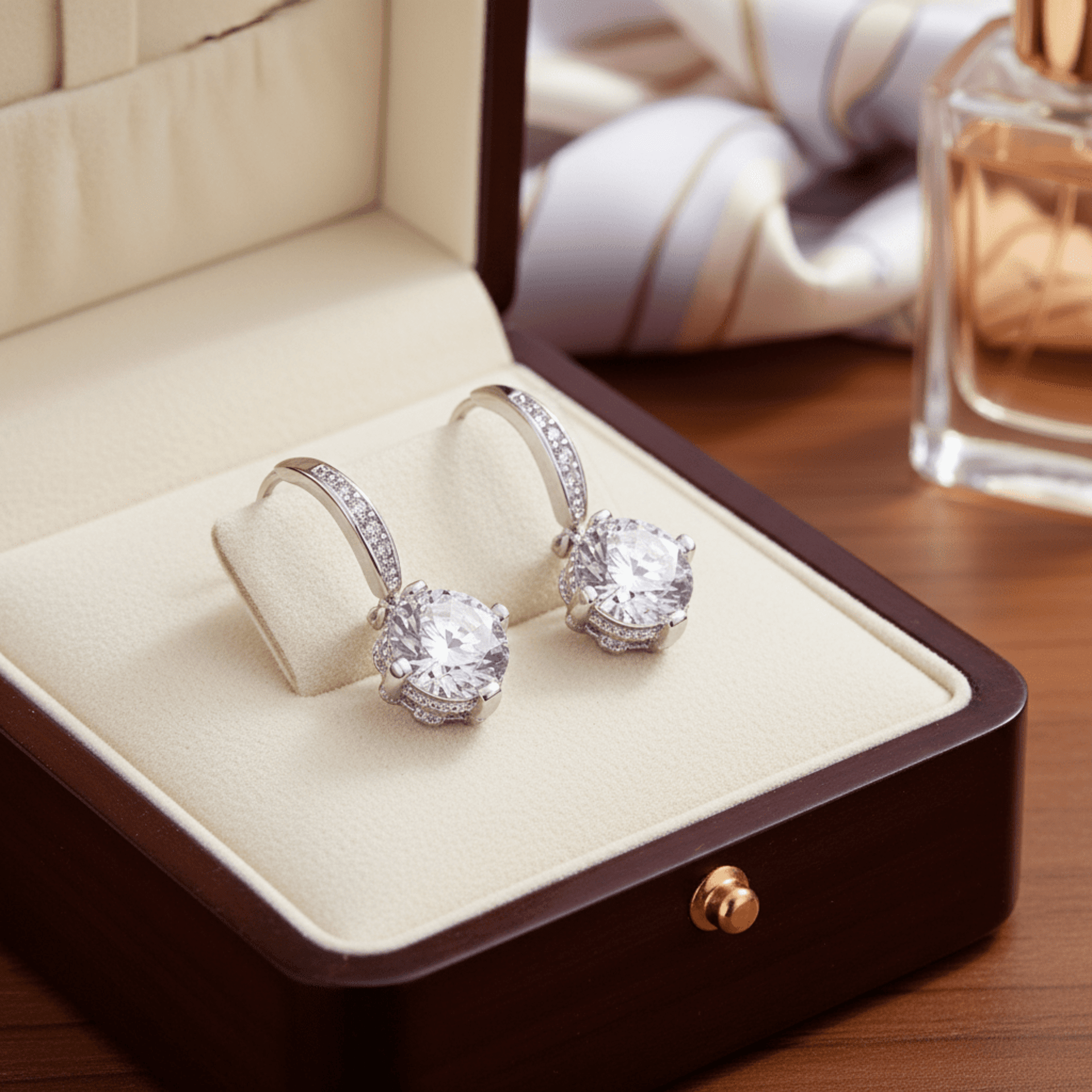 Pendientes de acero quirúrgico con circonita | Elegantes y brillantes - 6