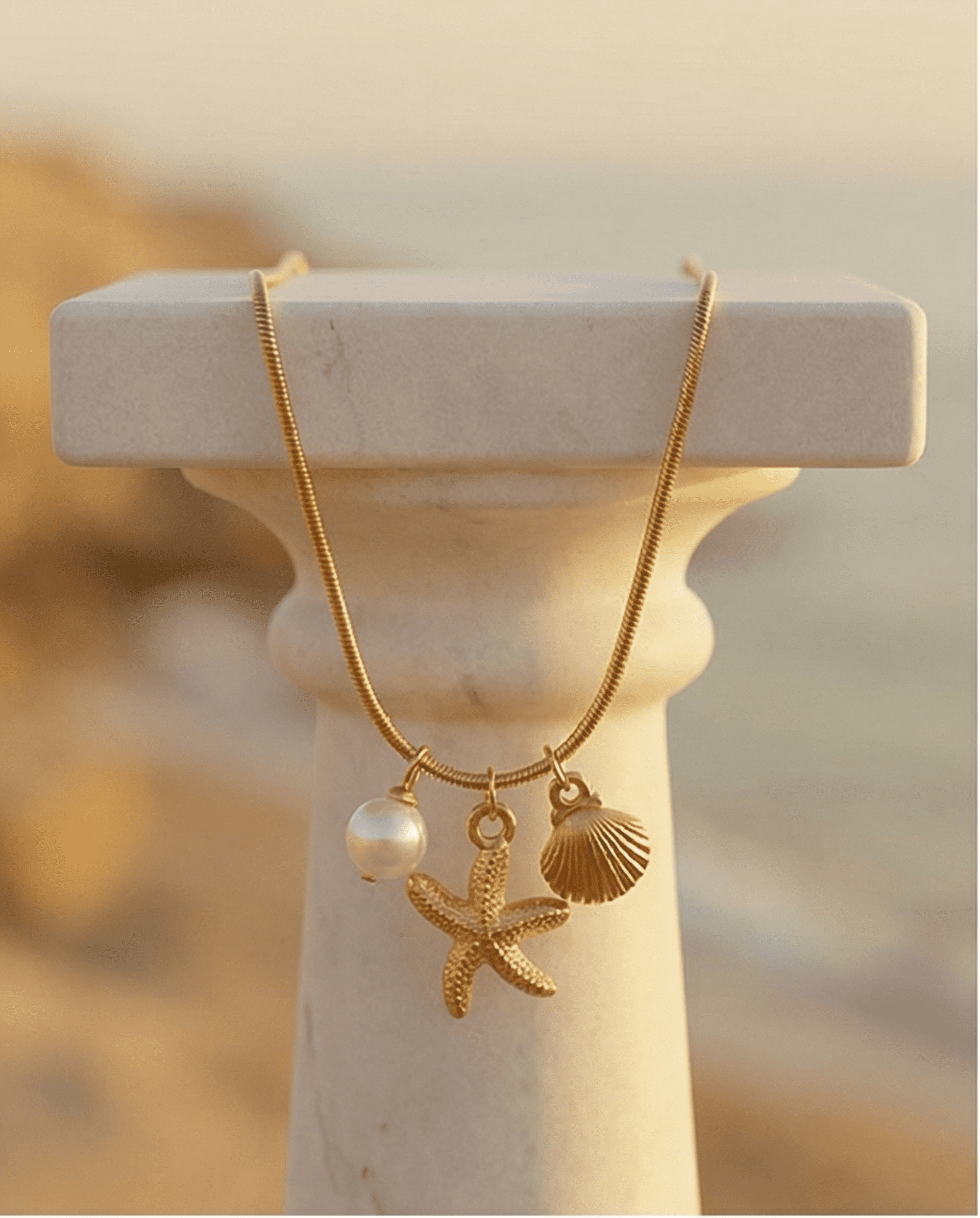 Collar Verano Gold - chapado en oro 18klt - 4