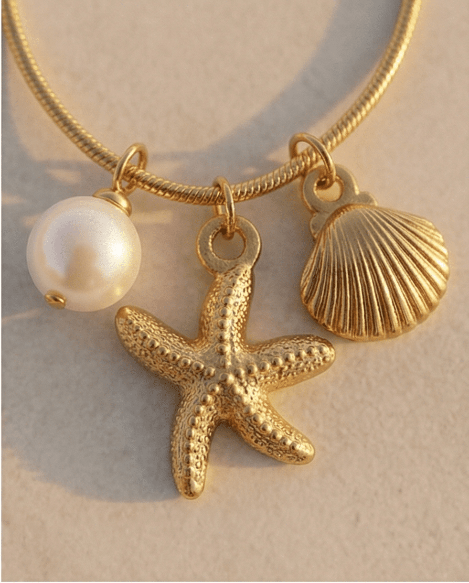 Collar Verano Gold - chapado en oro 18klt - 2